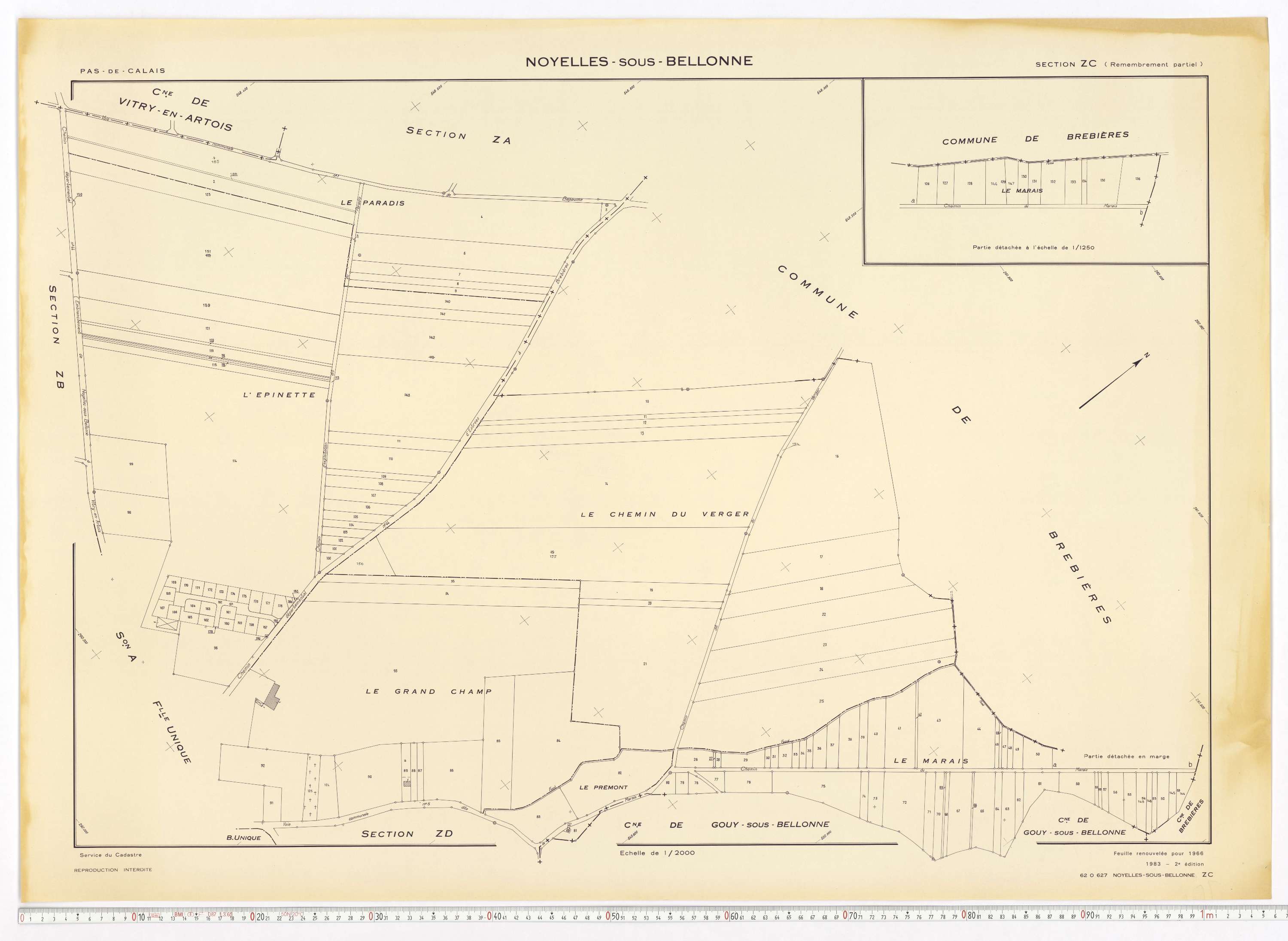 Noyelles-sous-Bellonne - Section ZC.