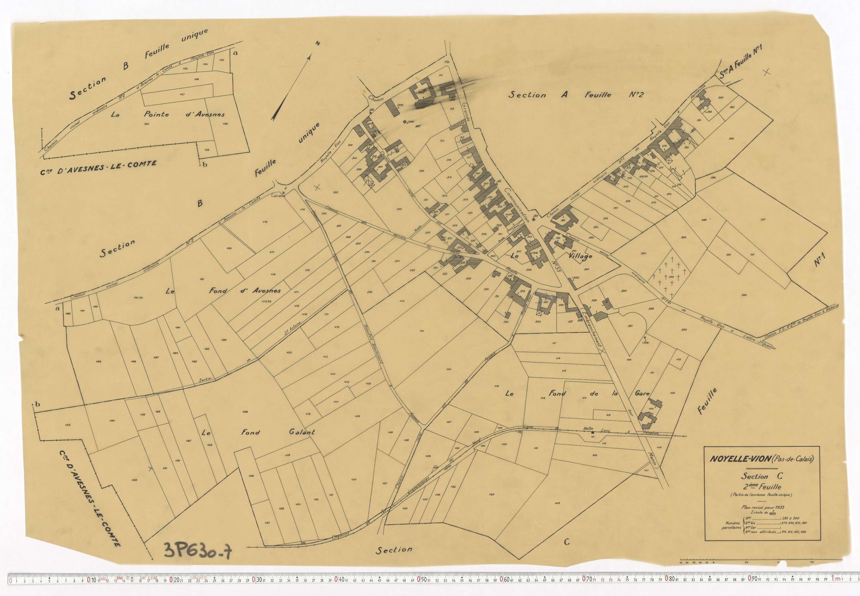 Noyelle-Vion - Section C, feuille 2.