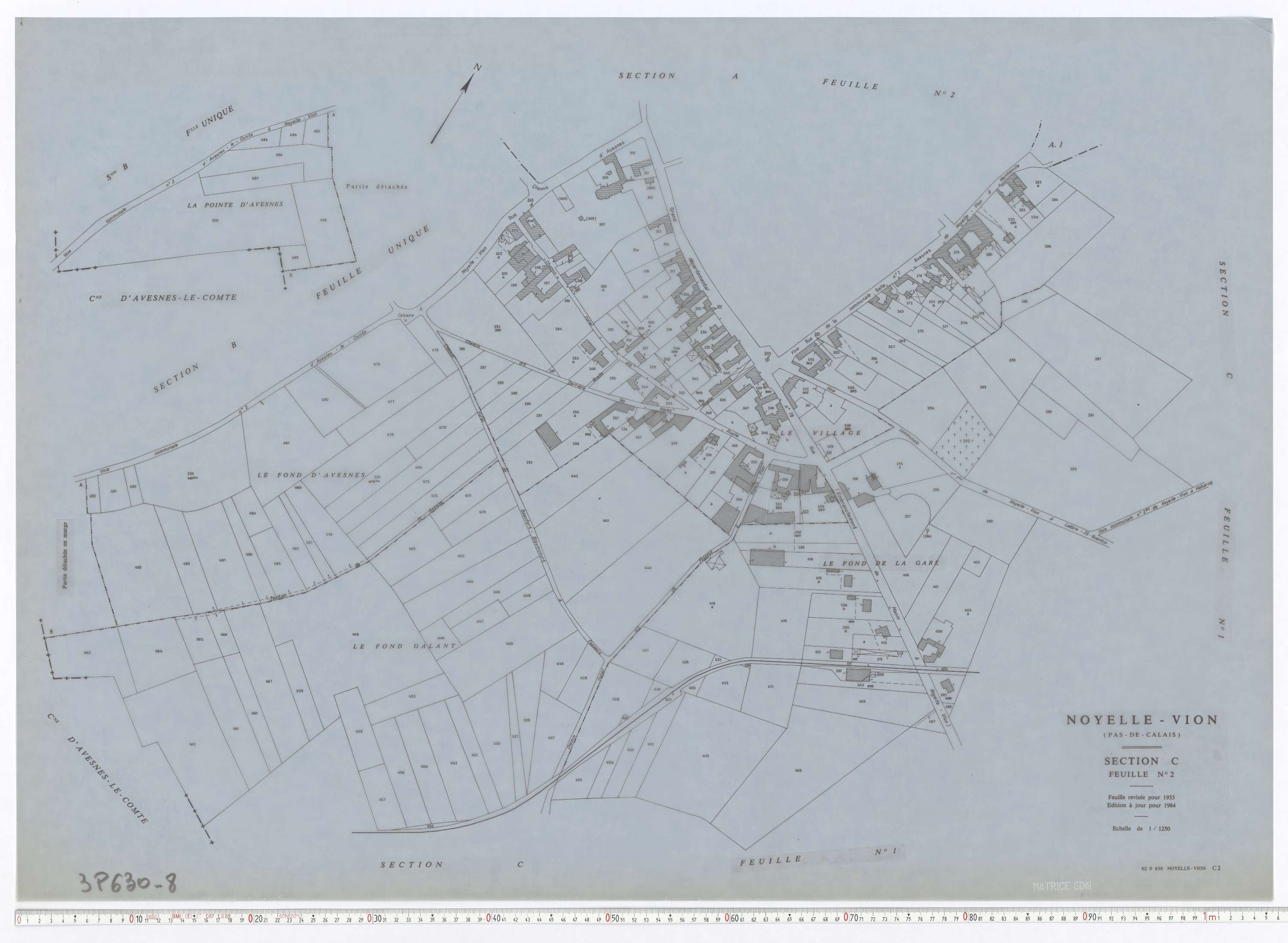 Noyelle-Vion - Section C, feuille 2.