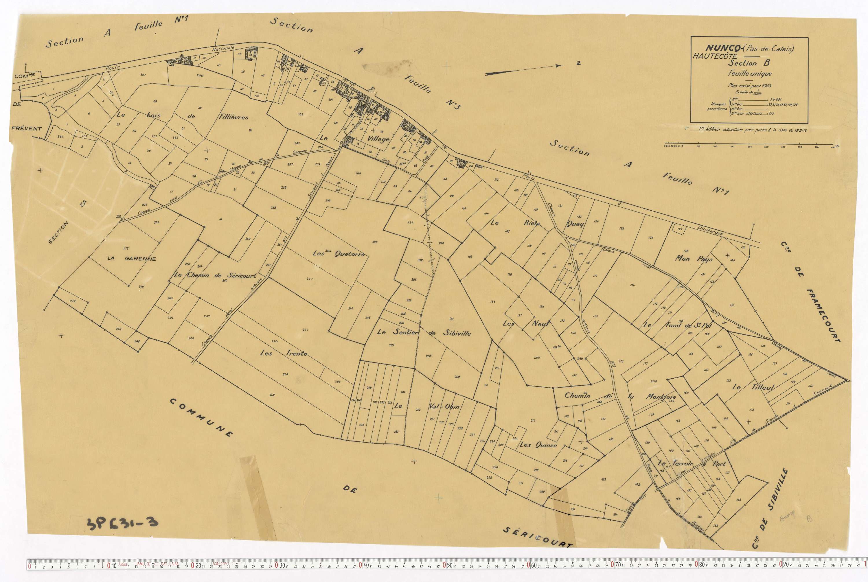 Nuncq-Hautecôte - Section B.
