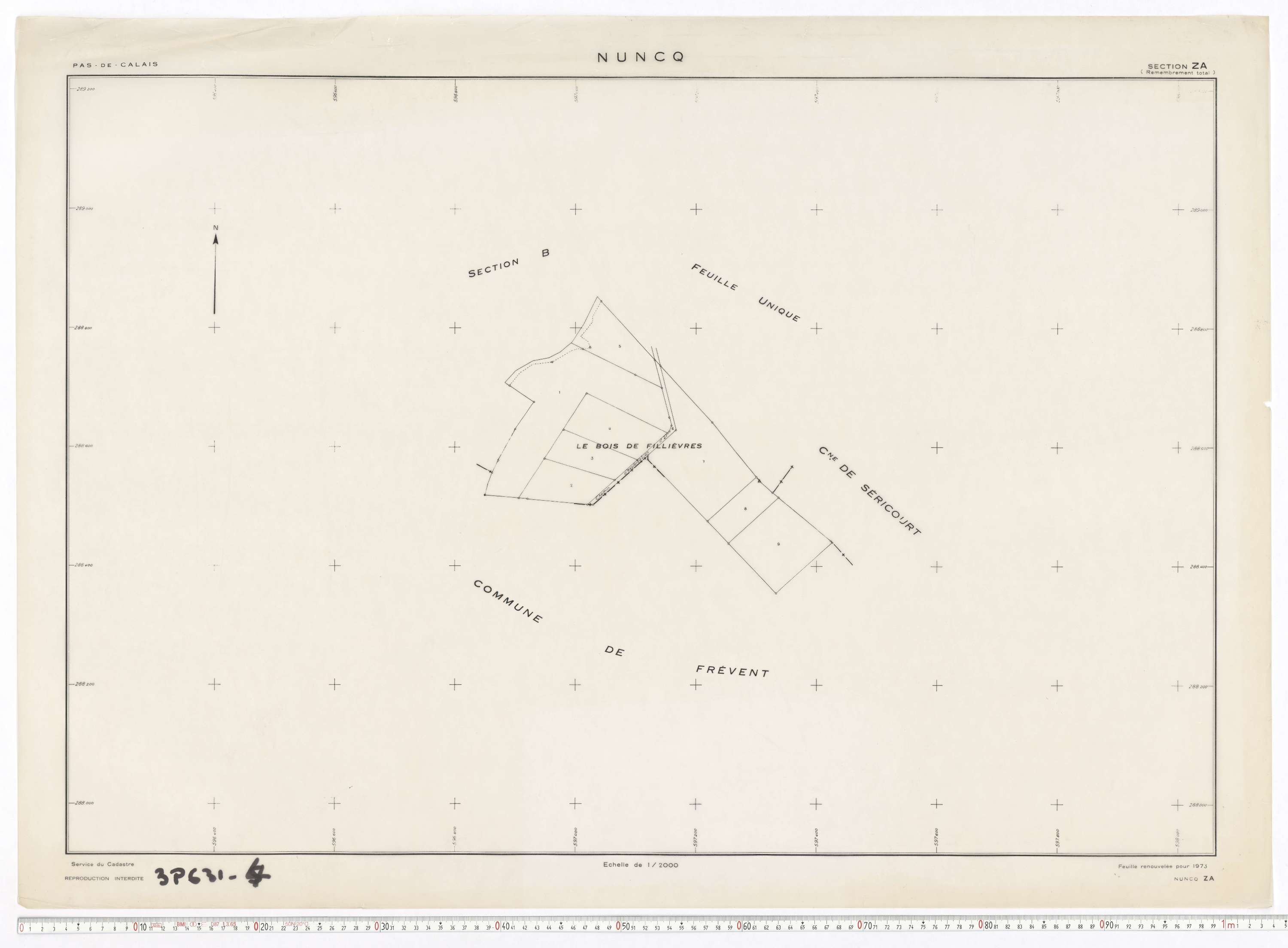 Nuncq-Hautecôte - Section ZA.