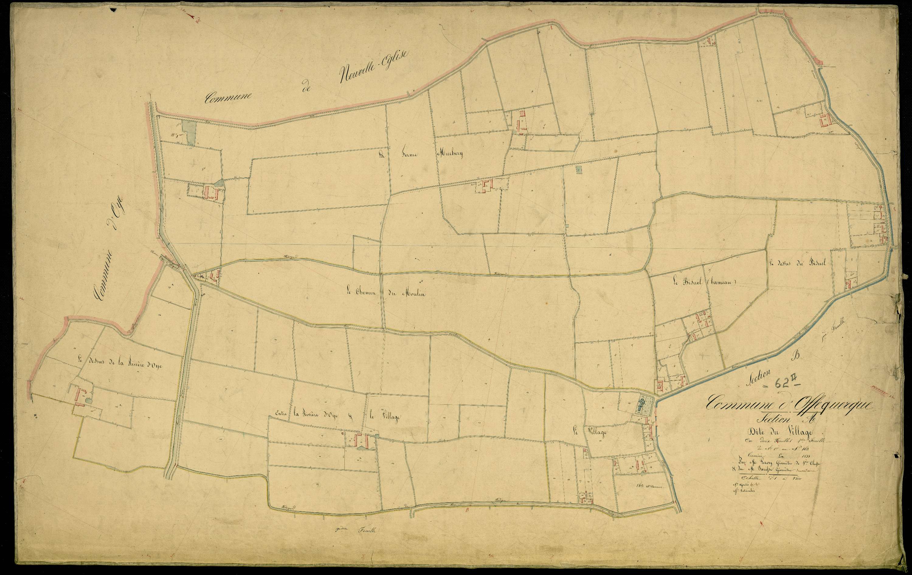 Offekerque - Section A, 1re feuille