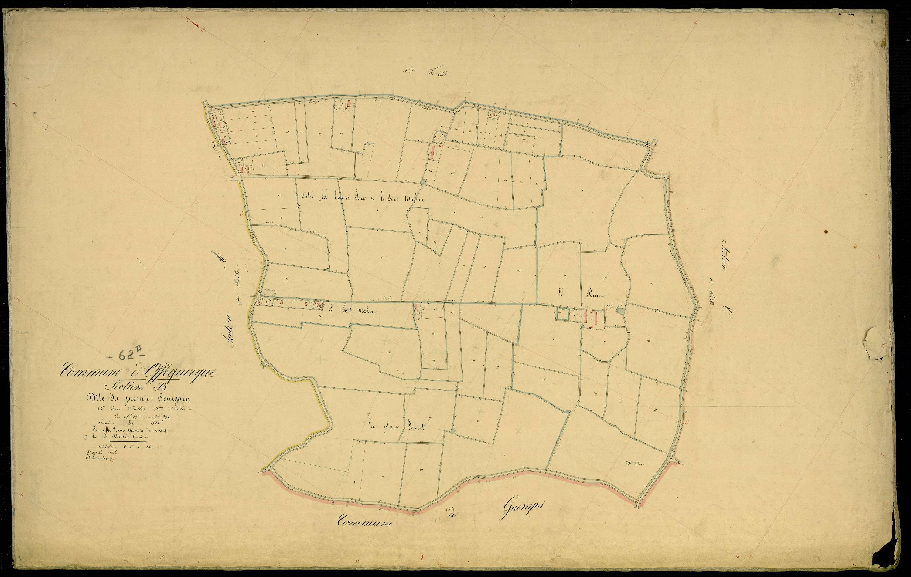 Offekerque - Section B, 2e feuille