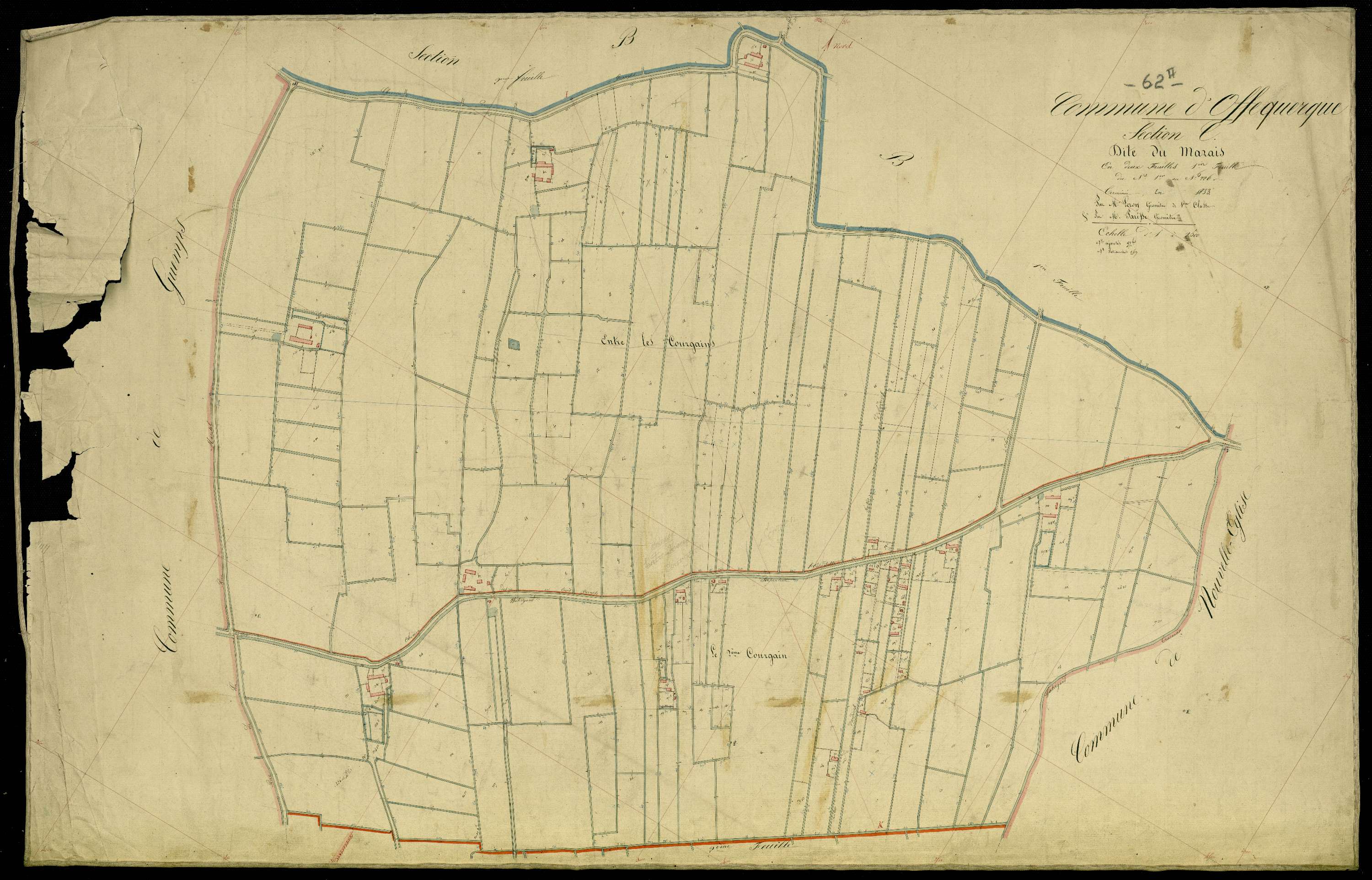 Offekerque - Section C, 1re feuille