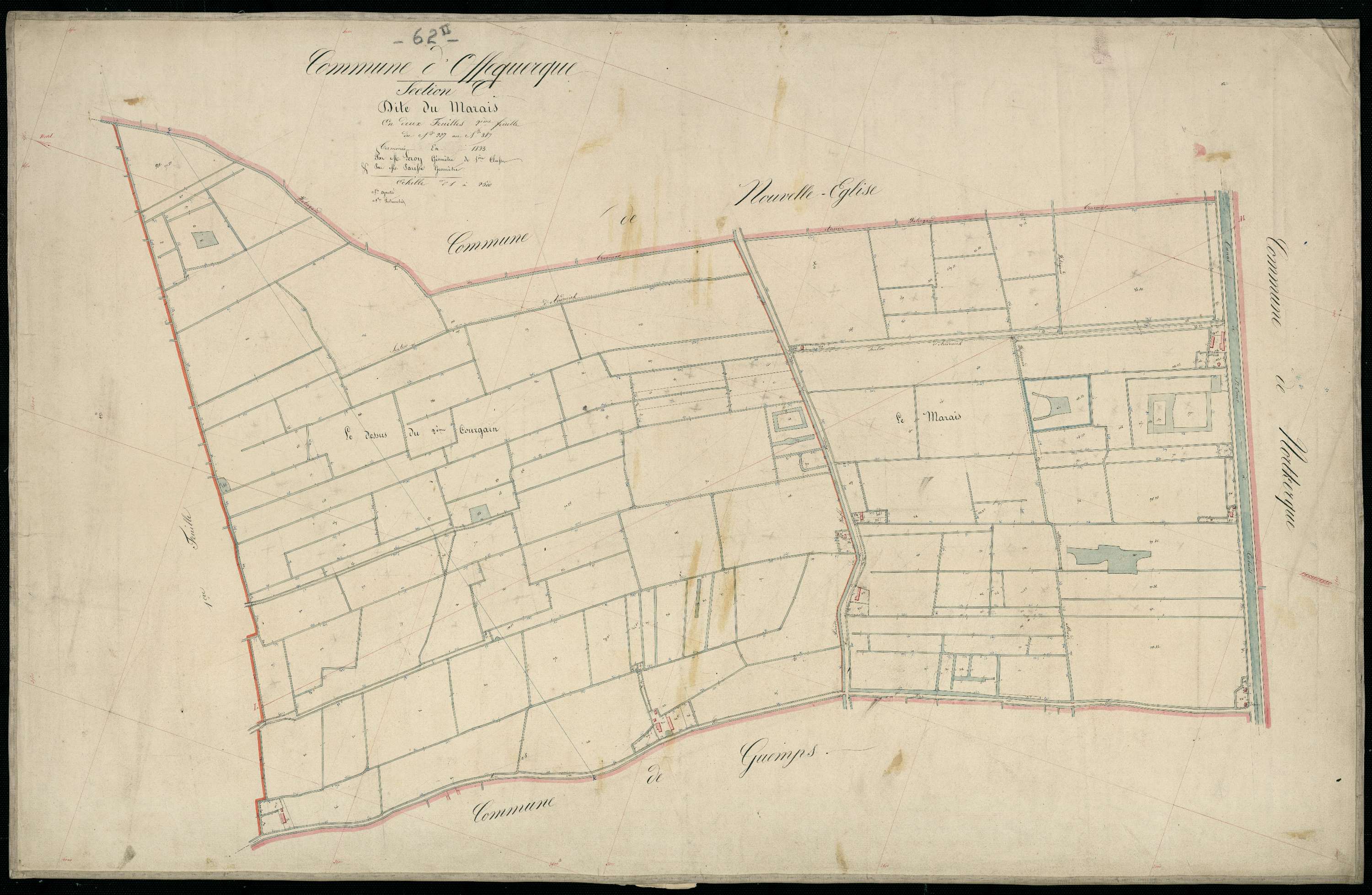 Offekerque - Section C, 2e feuille