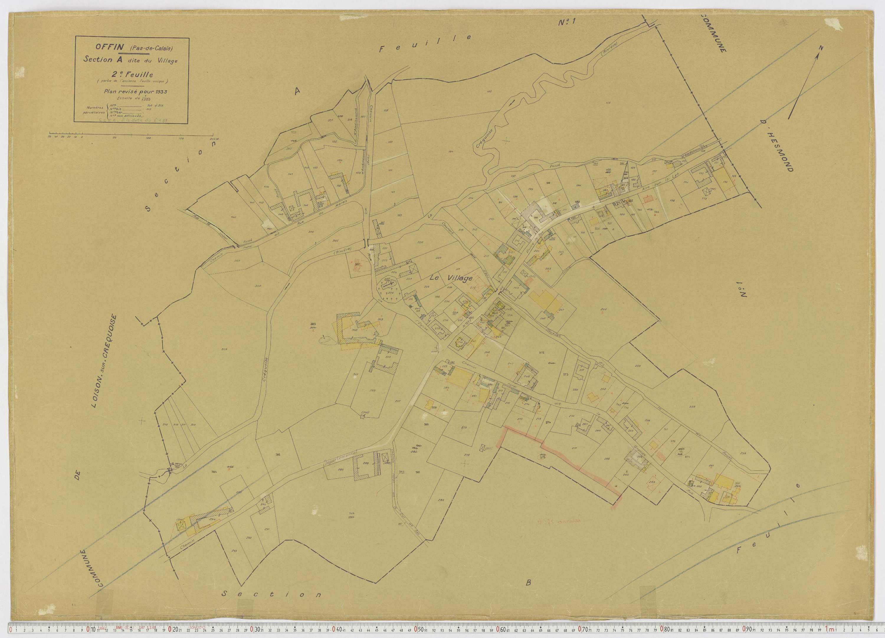 Offin - Section A, feuille 2.