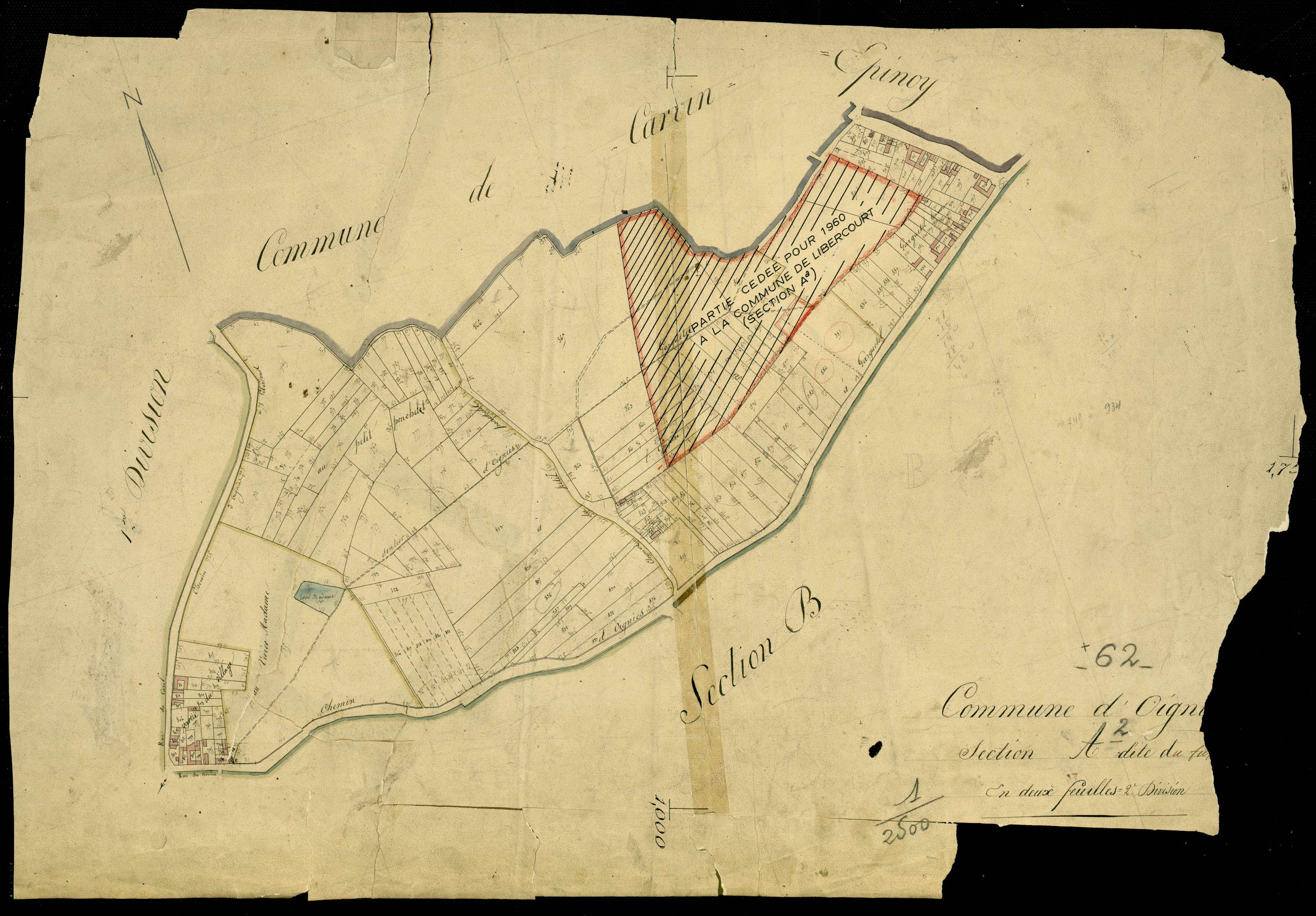 Oignies - Section A, 2e feuille
