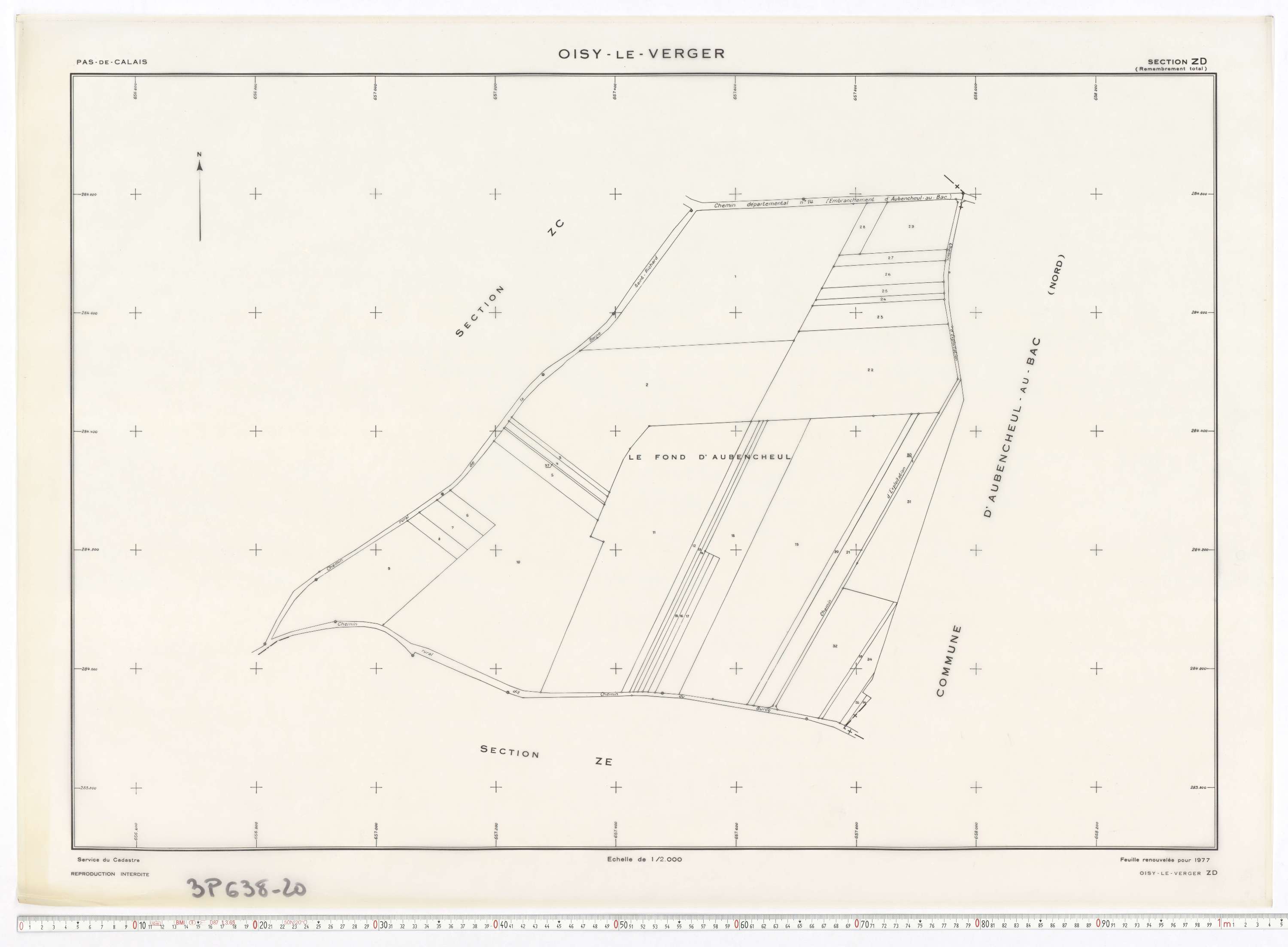 Oisy-le-Verger - Section ZD.
