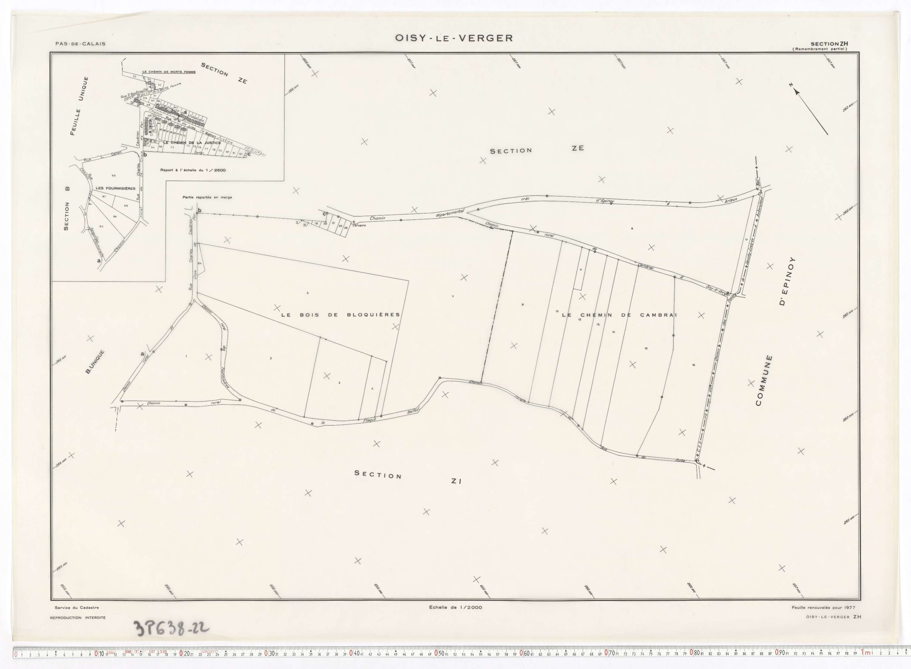 Oisy-le-Verger - Section ZH.