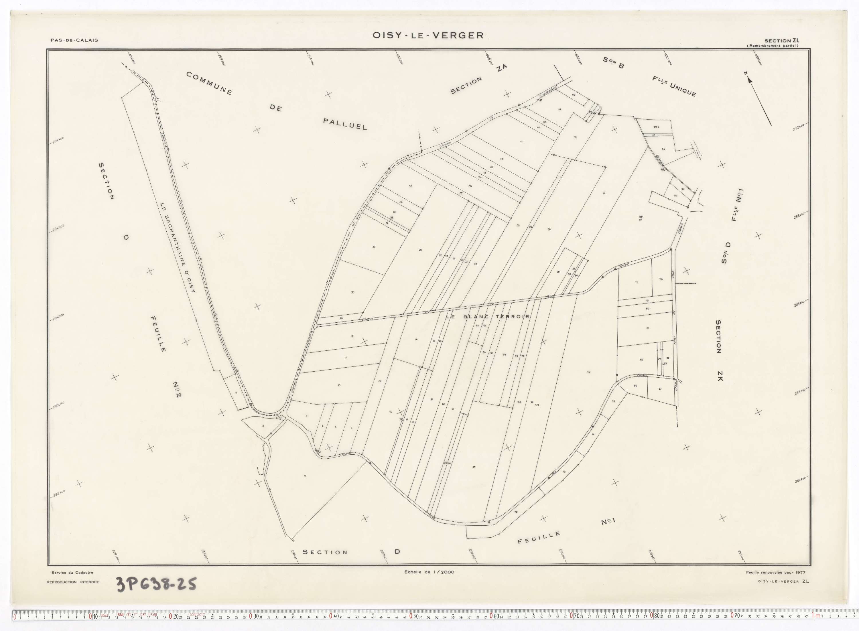 Oisy-le-Verger - Section ZL.