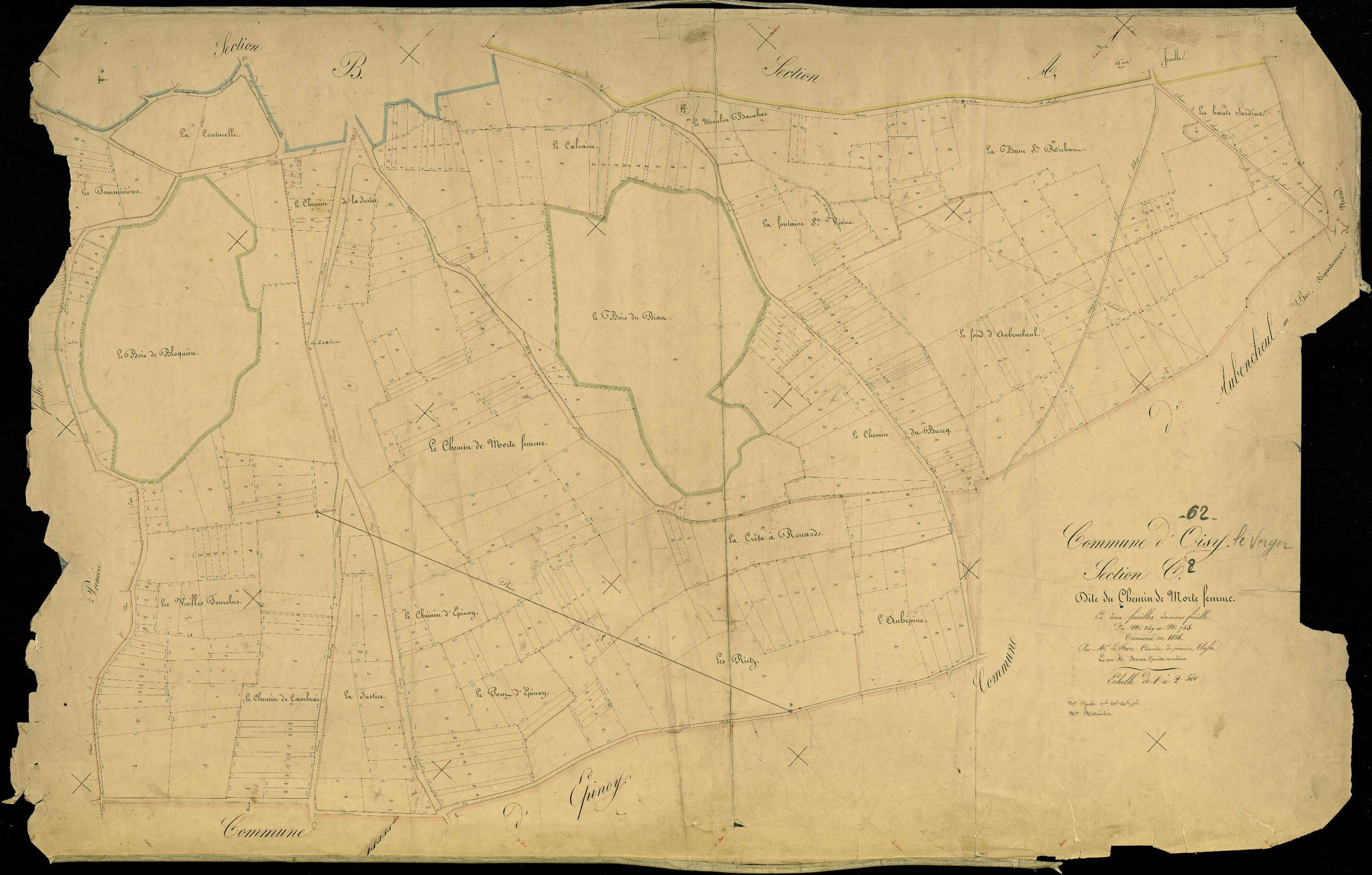 Oisy-le-Verger - Section C, 2e feuille