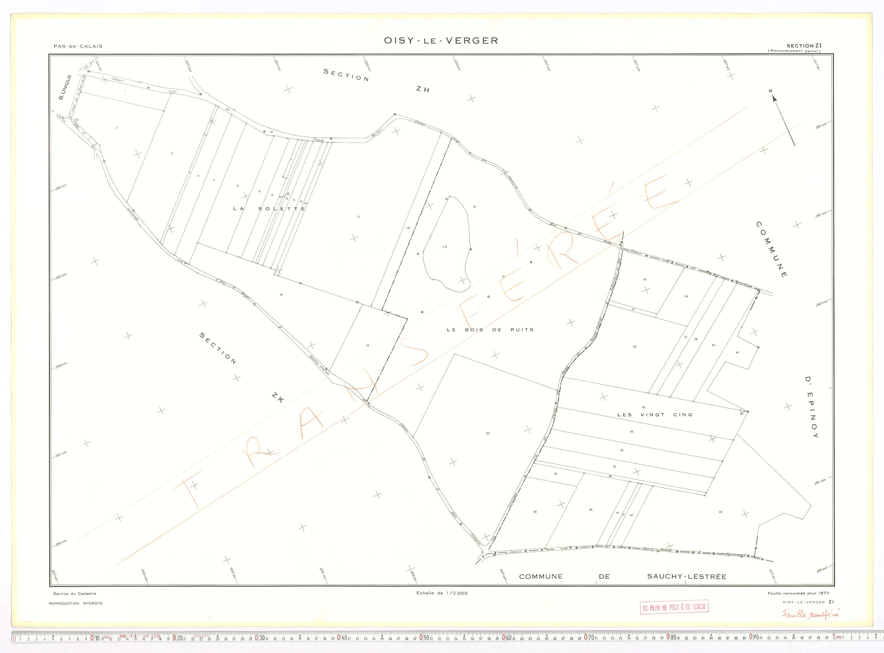 Oisy-le-Verger - Section ZI.