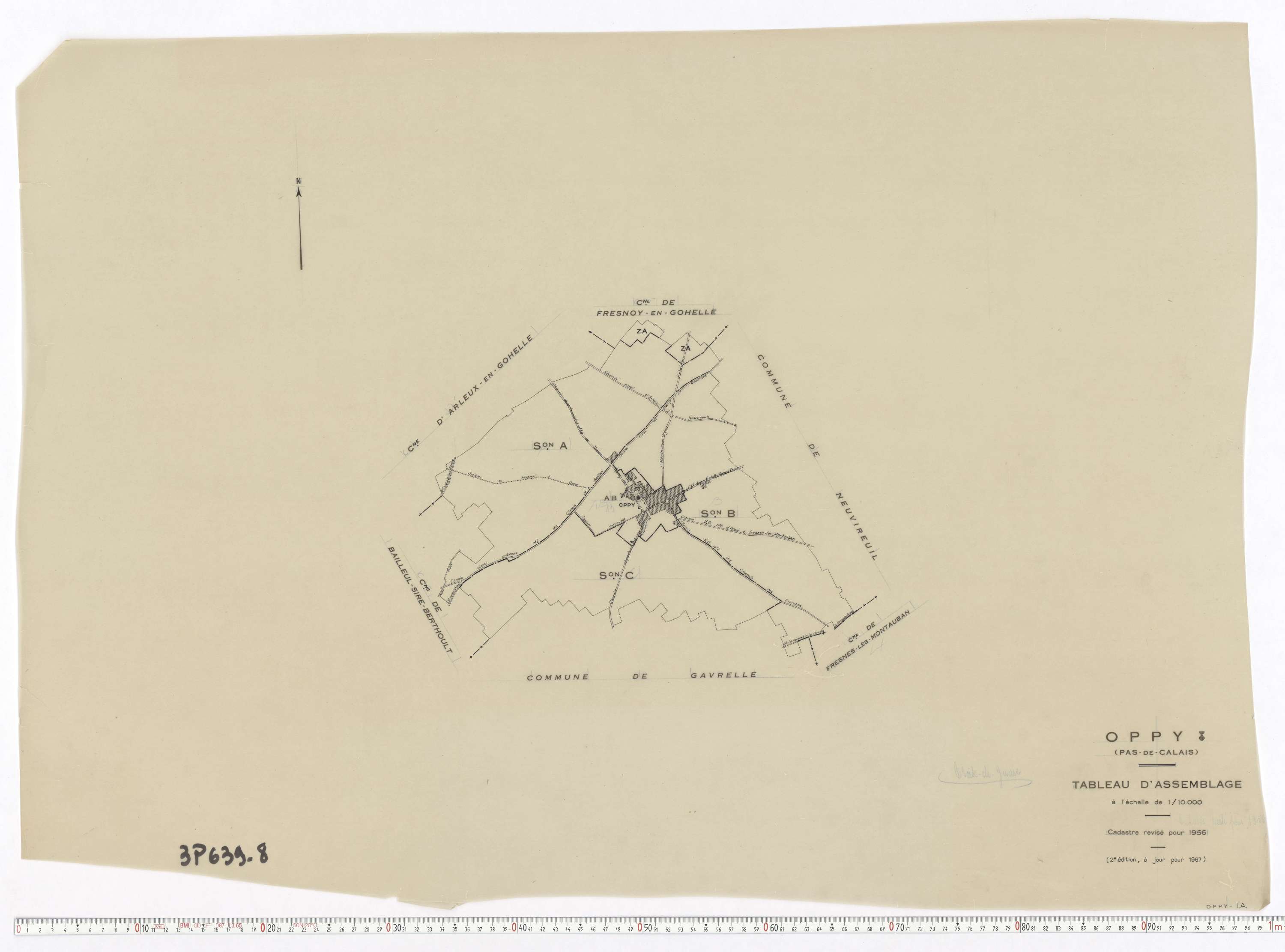 Oppy - Tableau d'assemblage.
