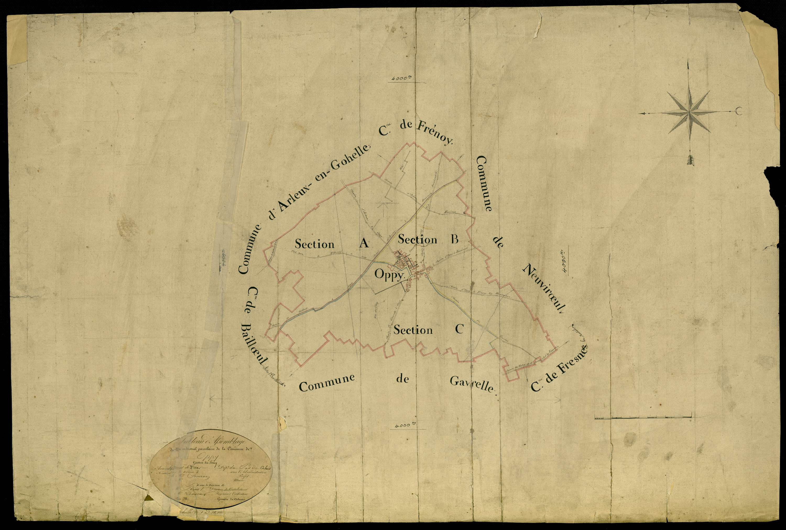 Oppy - Tableau d'assemblage