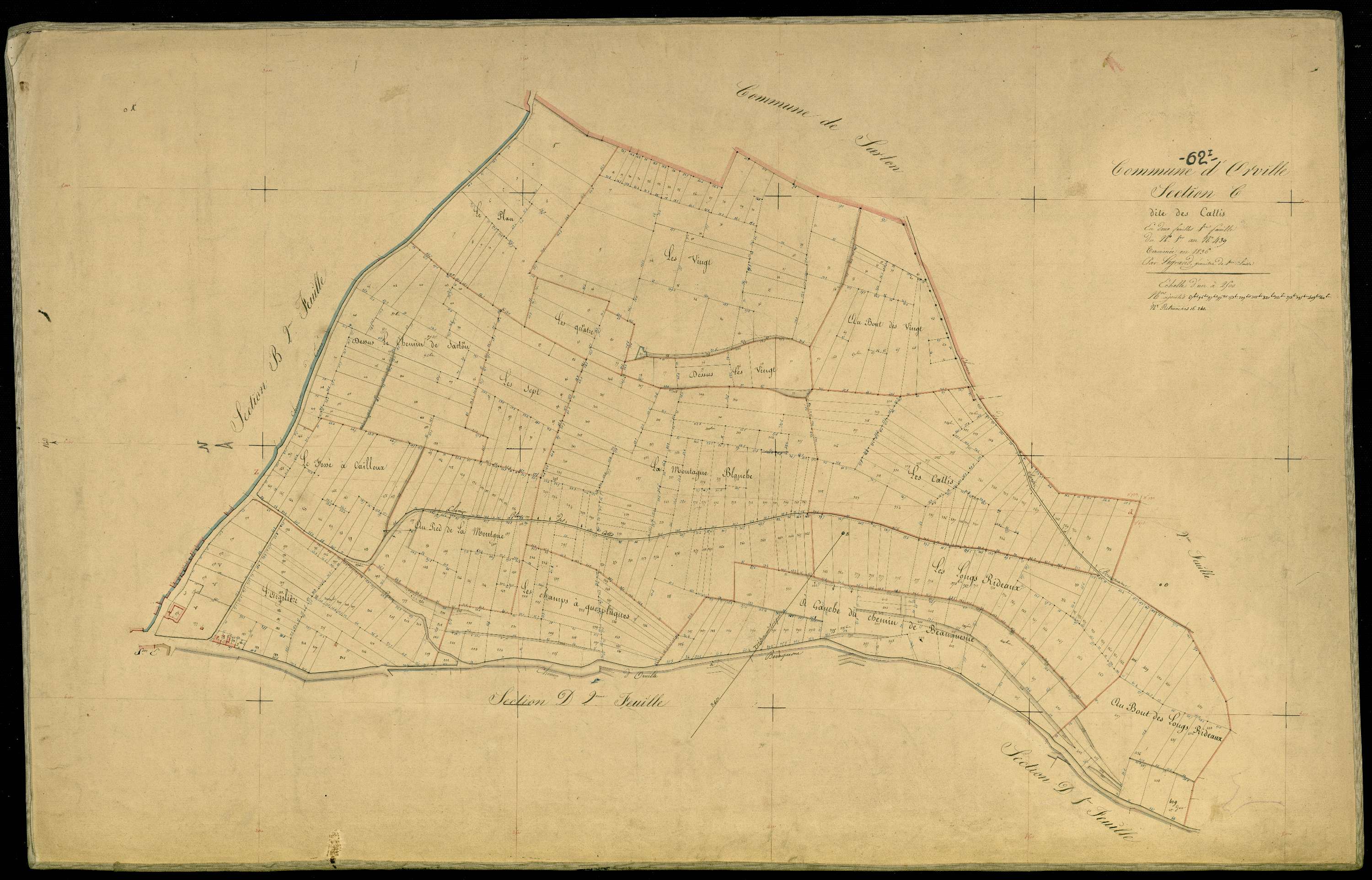 Orville - Section C, 1re feuille