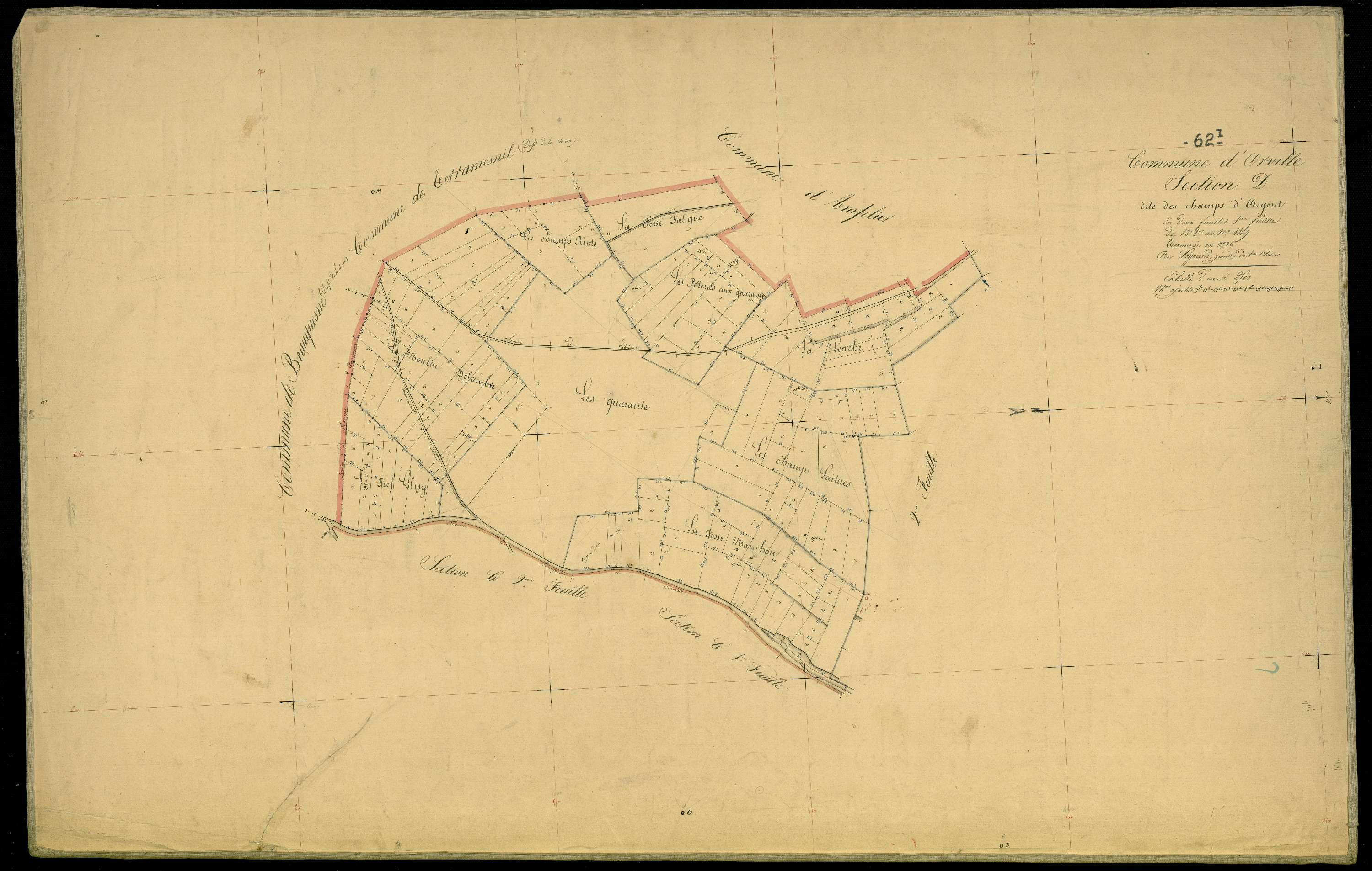 Orville - Section D, 1re feuille