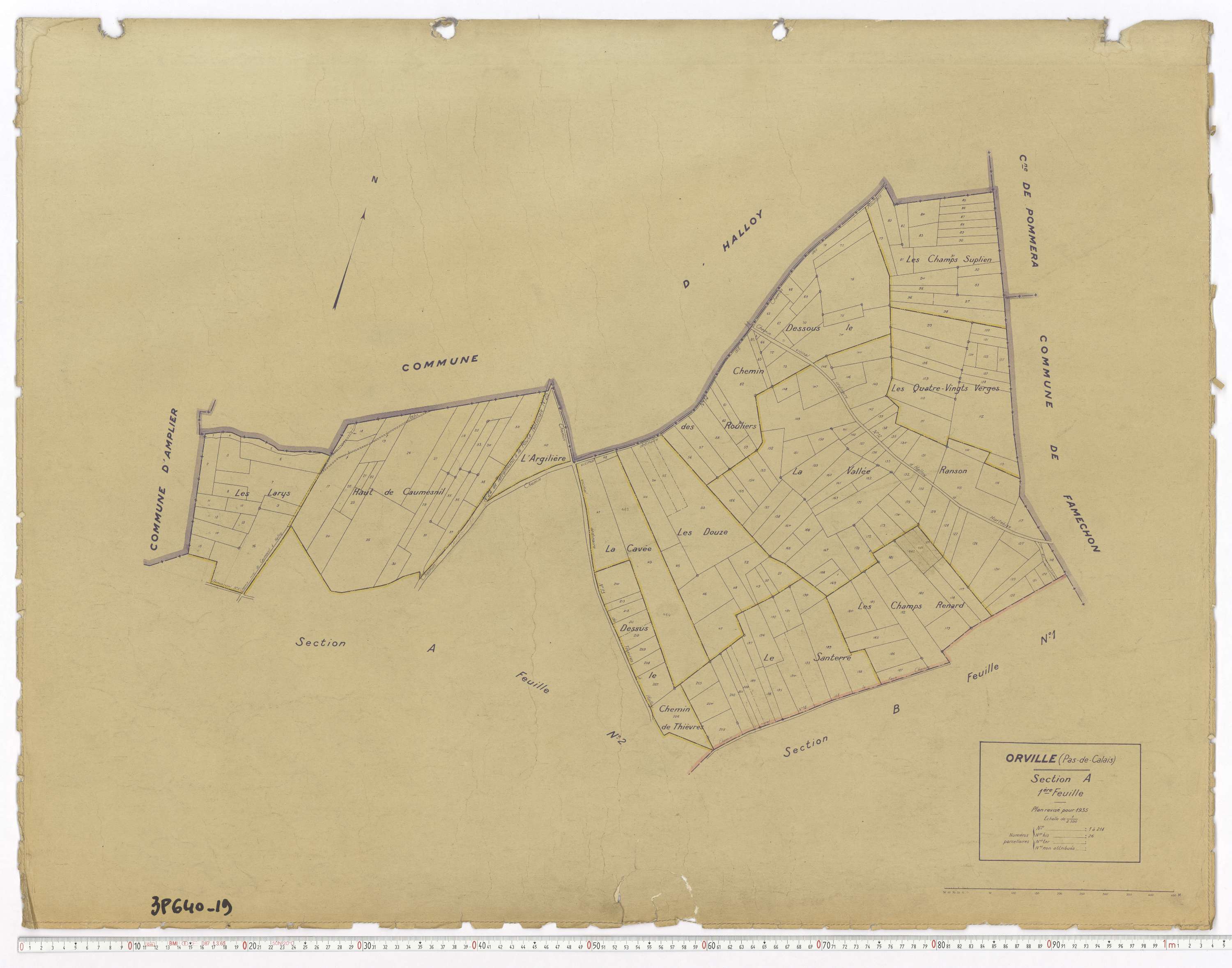 Orville - Section A, feuille 1.