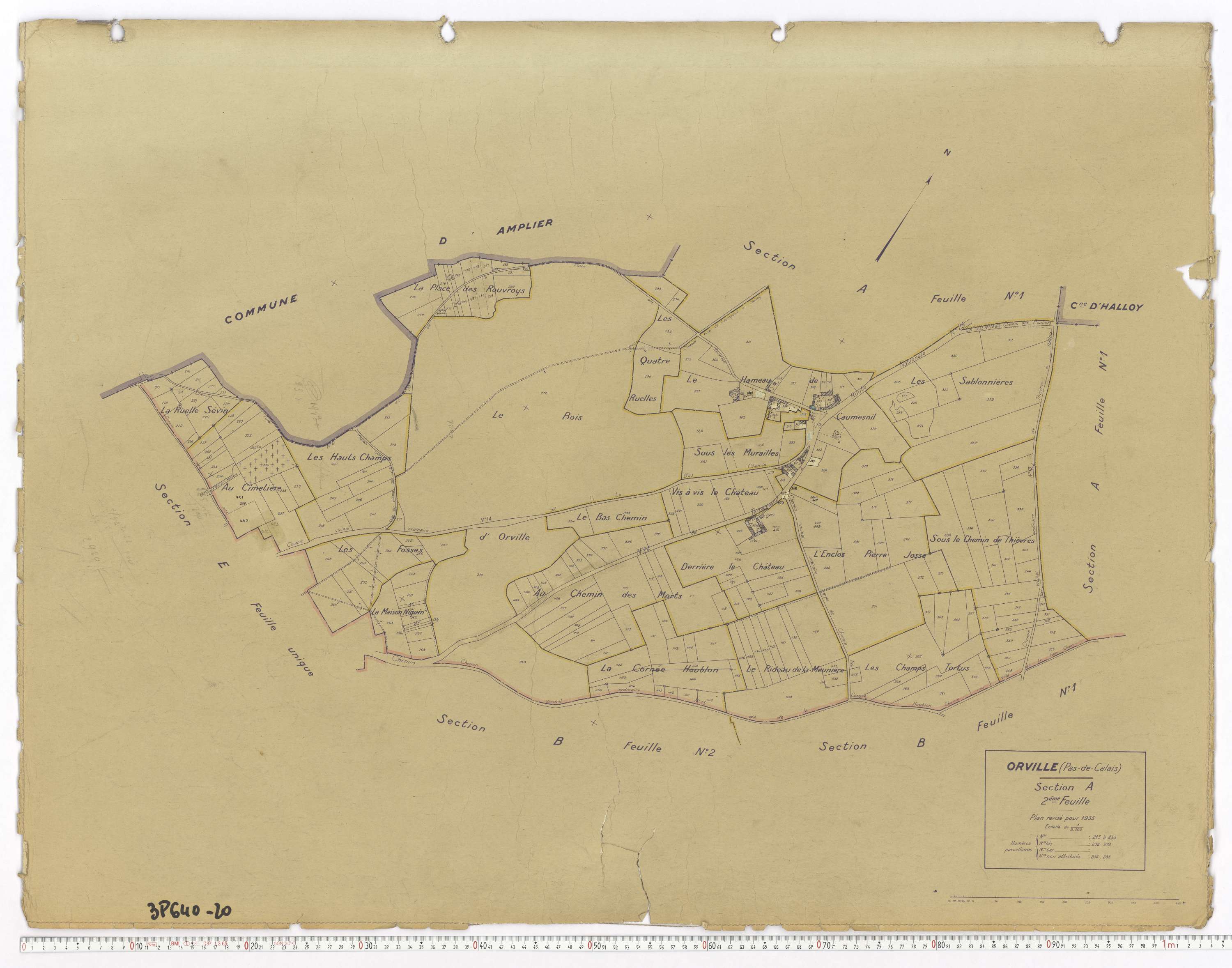 Orville - Section A, feuille 2.