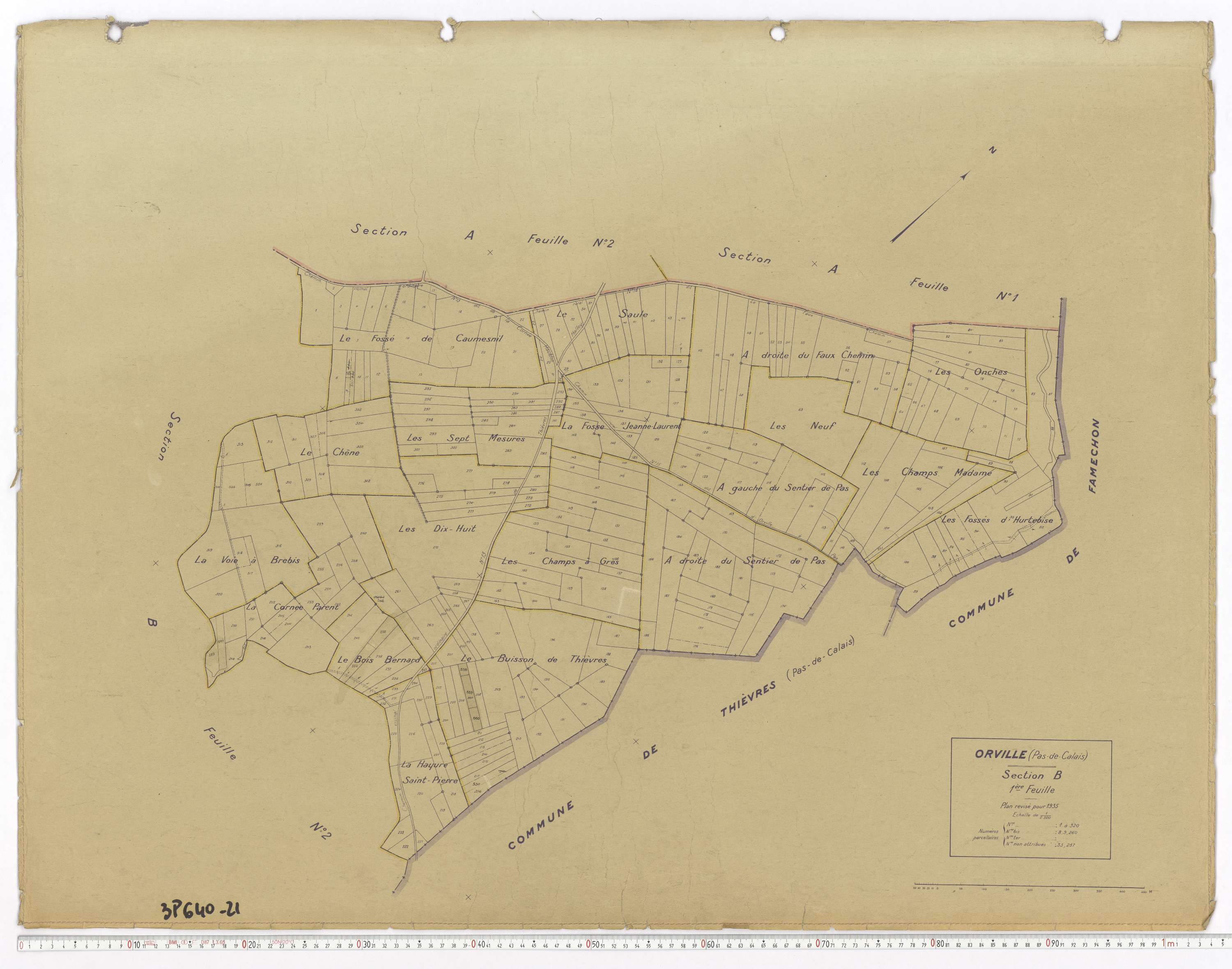 Orville - Section B, feuille 1.