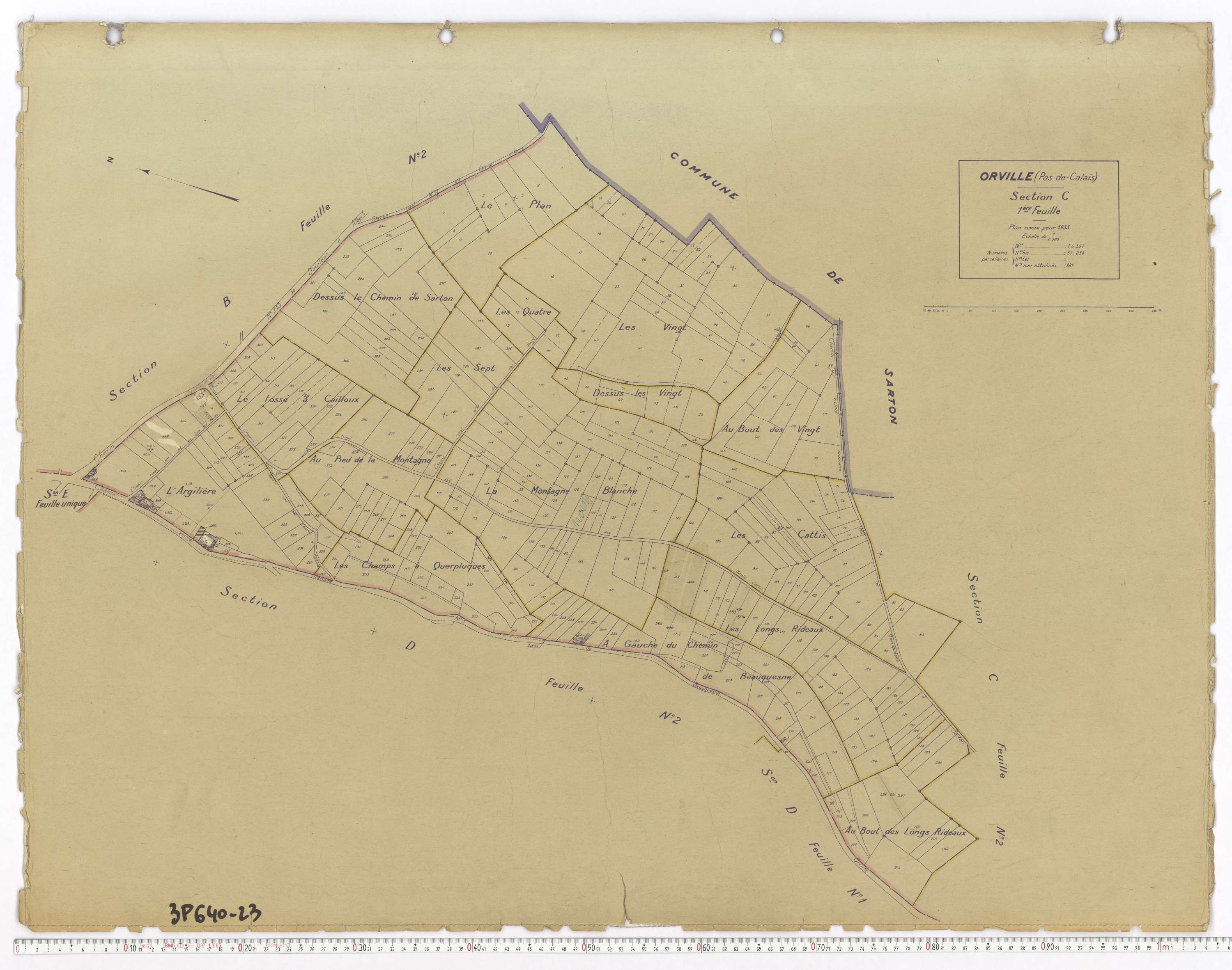Orville - Section C, feuille 1.