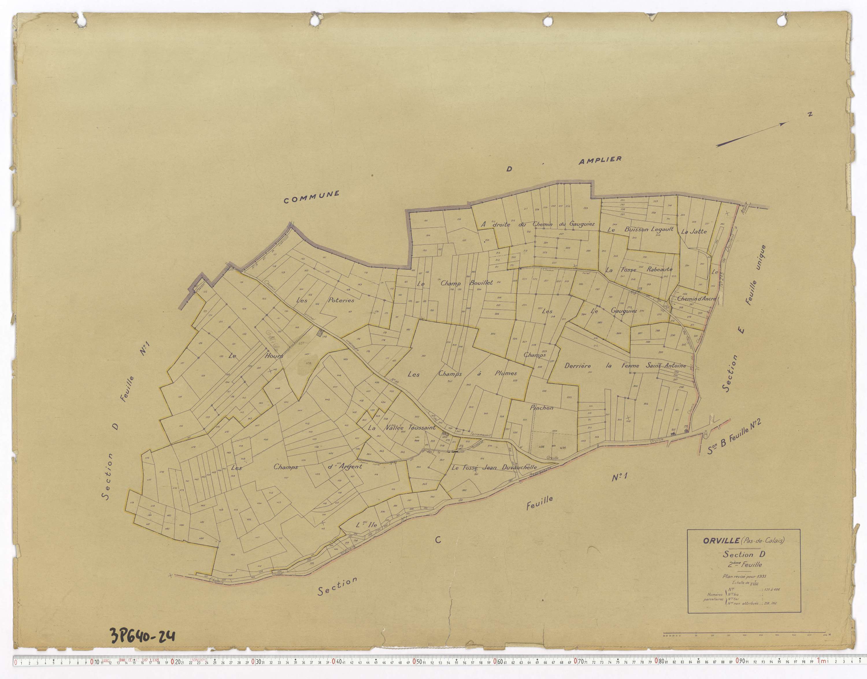 Orville - Section D, feuille 2.