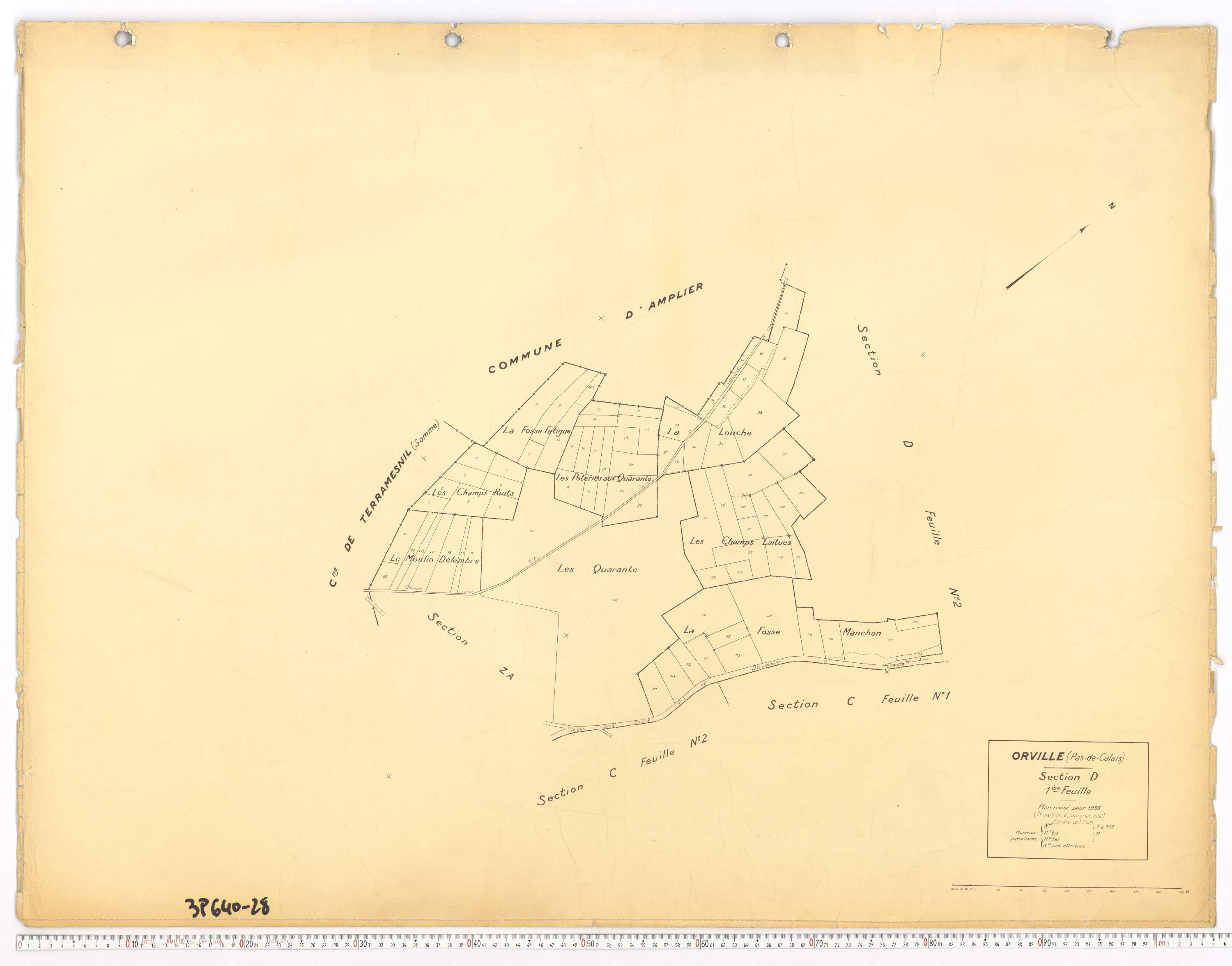 Orville - Section D, feuille 1.