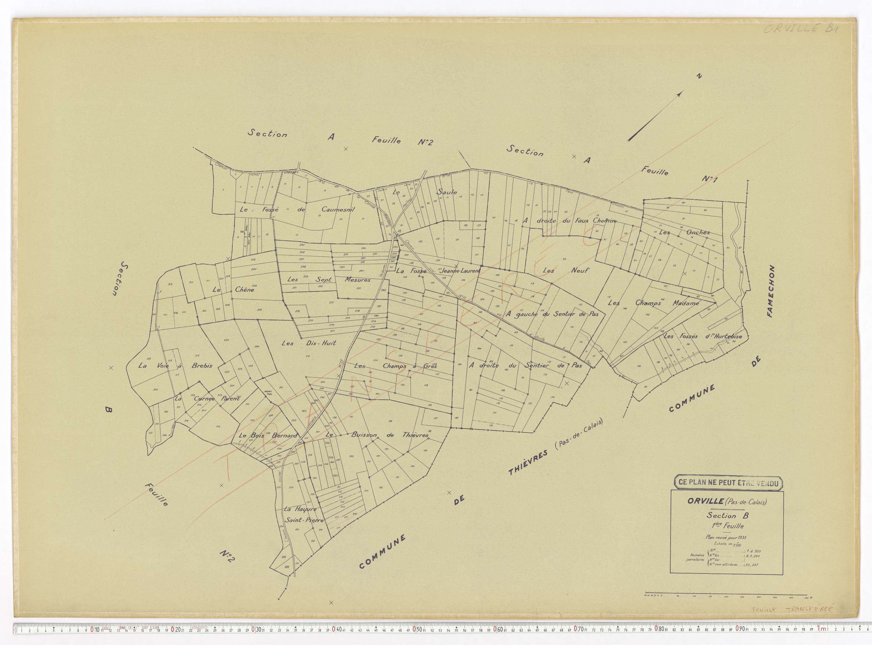 Orville - Section B, feuille 1.