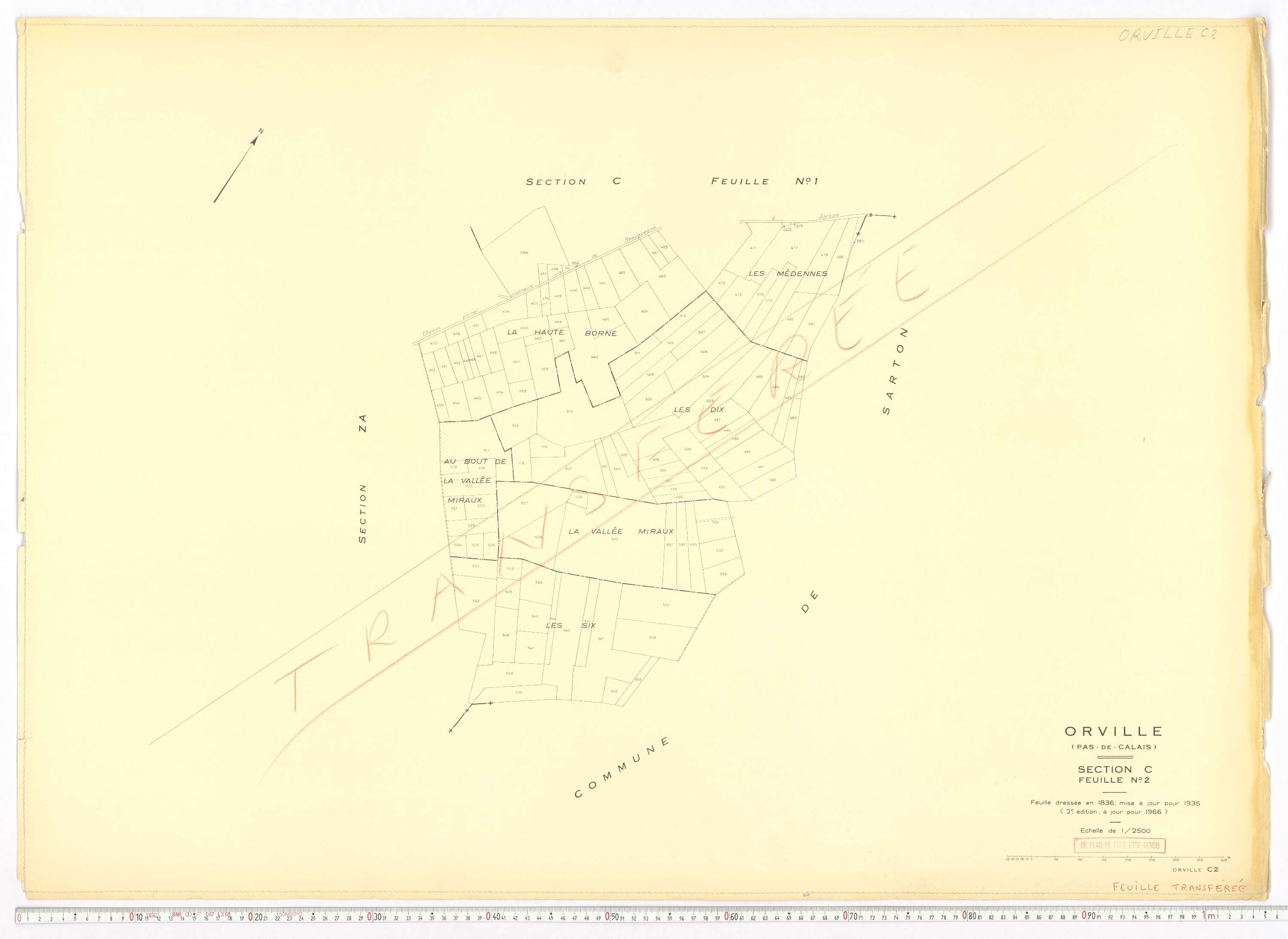 Orville - Section C, feuille 2.