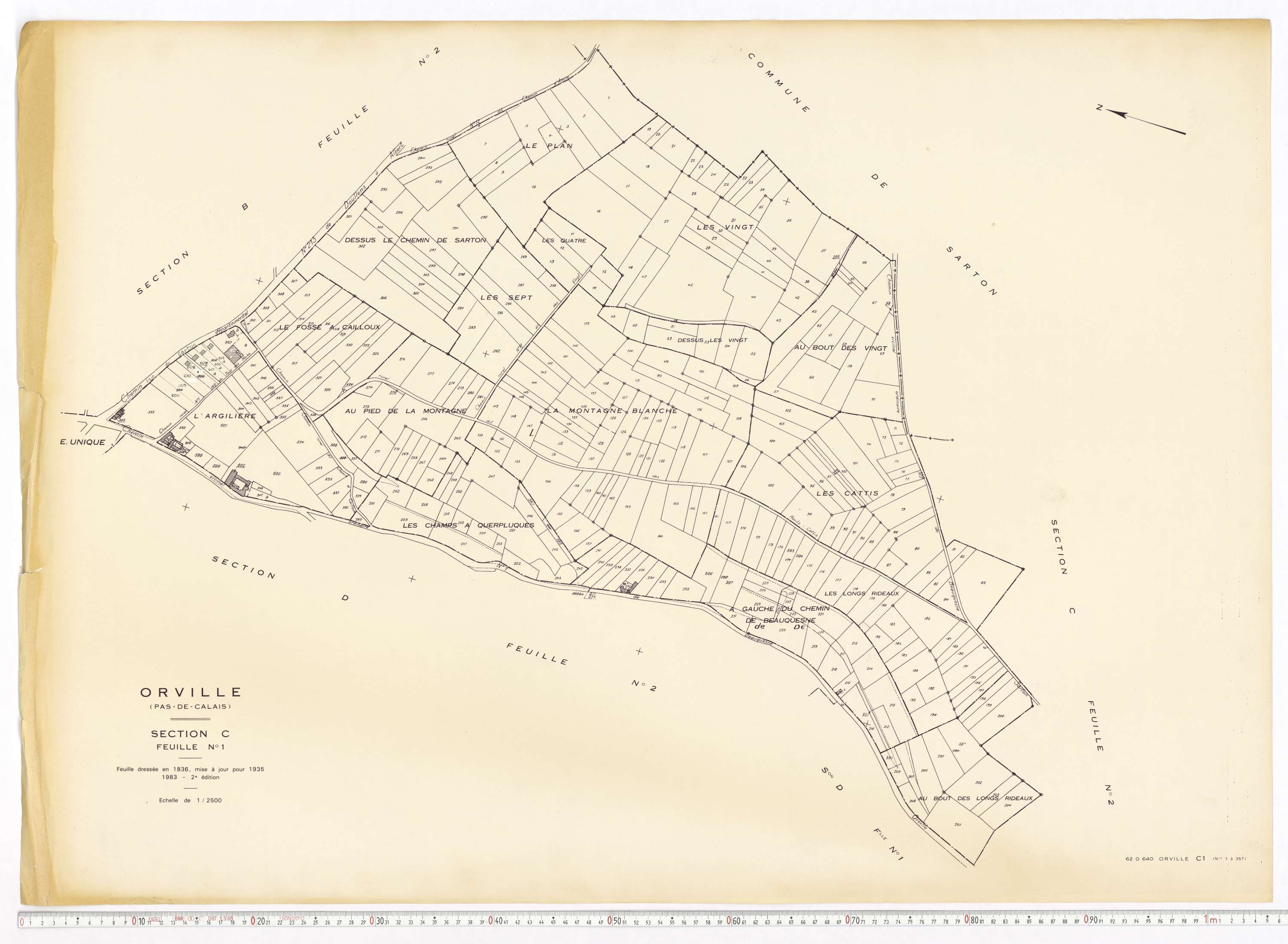 Orville - Section C, feuille 1.