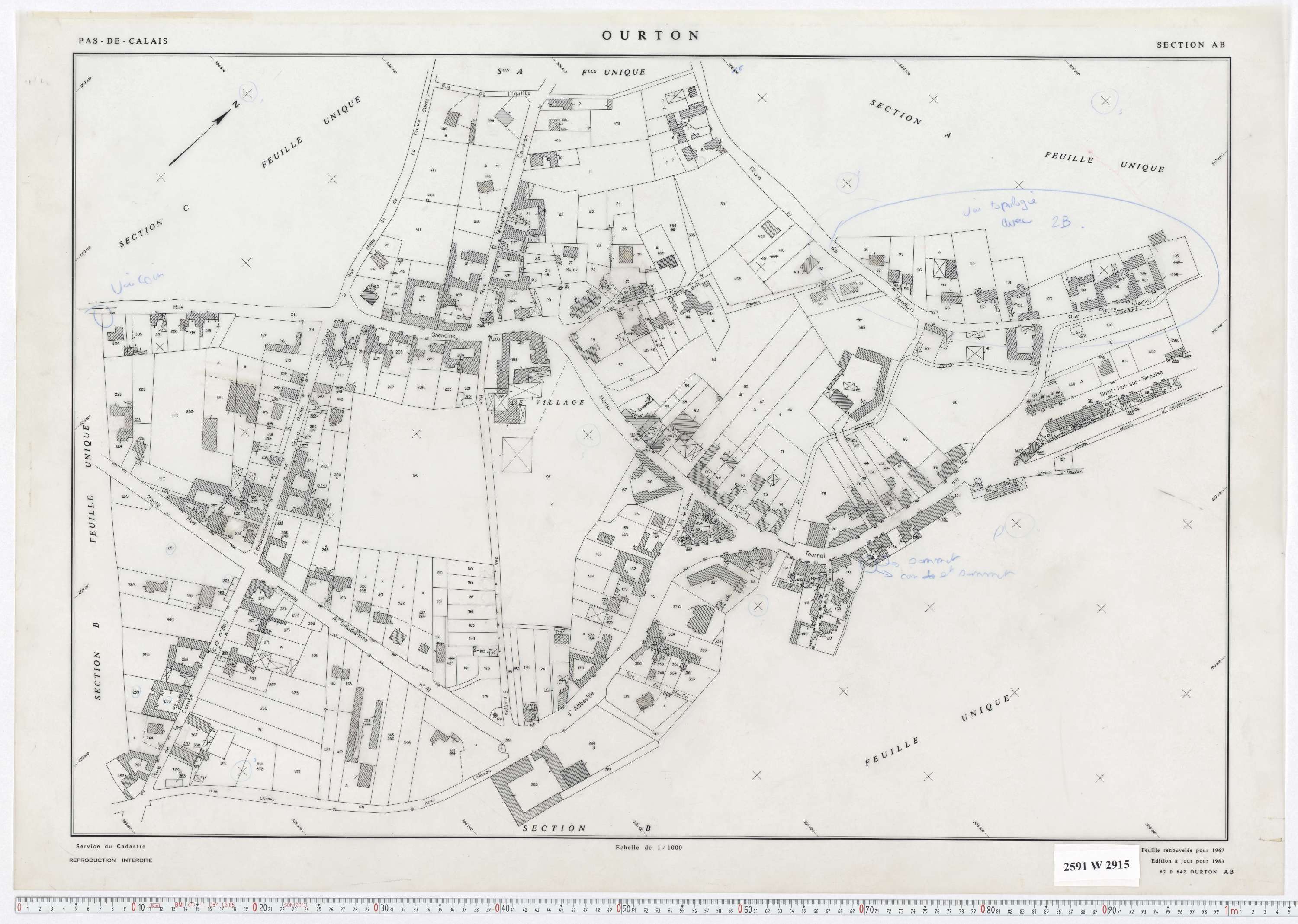 Ourton - Section AB.