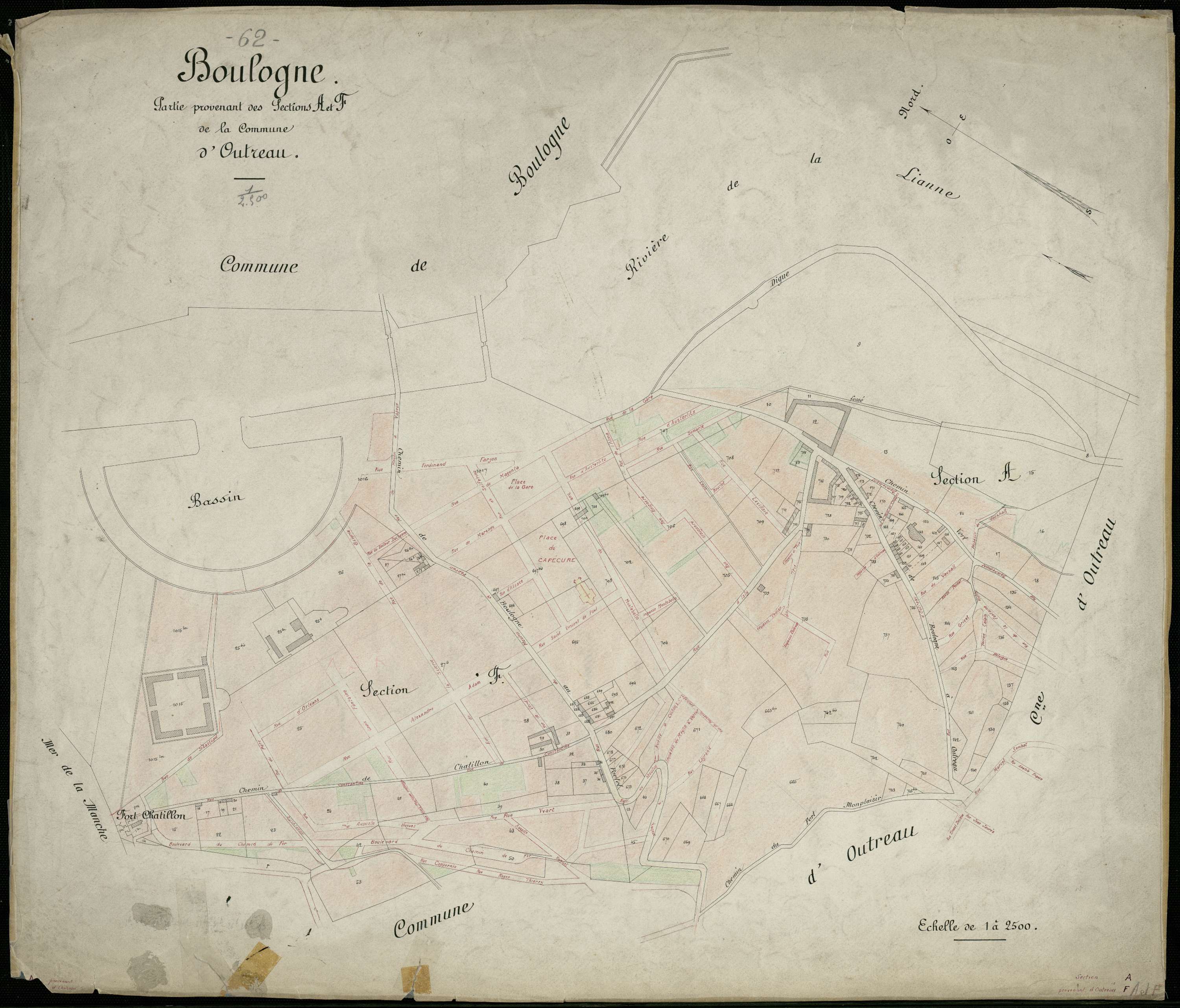 Outreau - Anciennes sections A et F d'Outreau