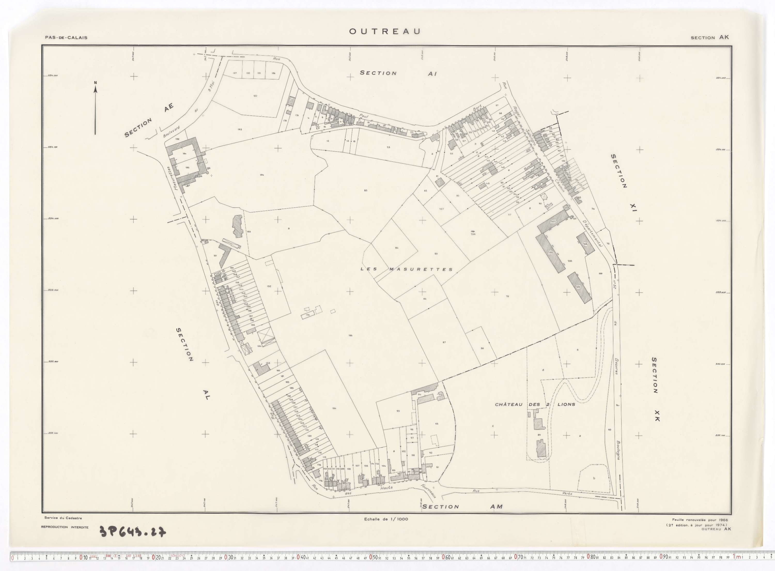 Outreau - Section AK.