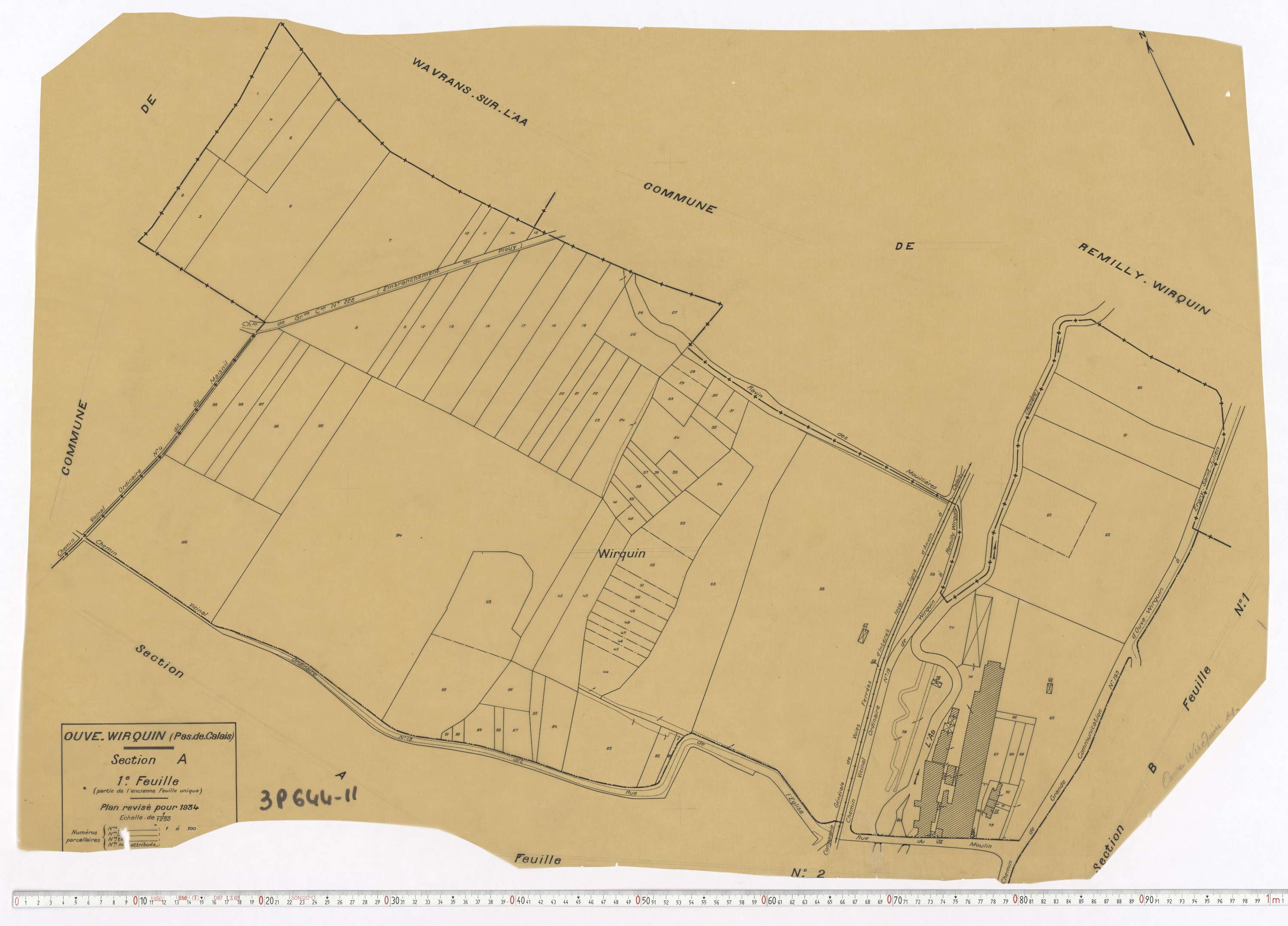 Ouve-Wirquin - Section A, feuille 1.