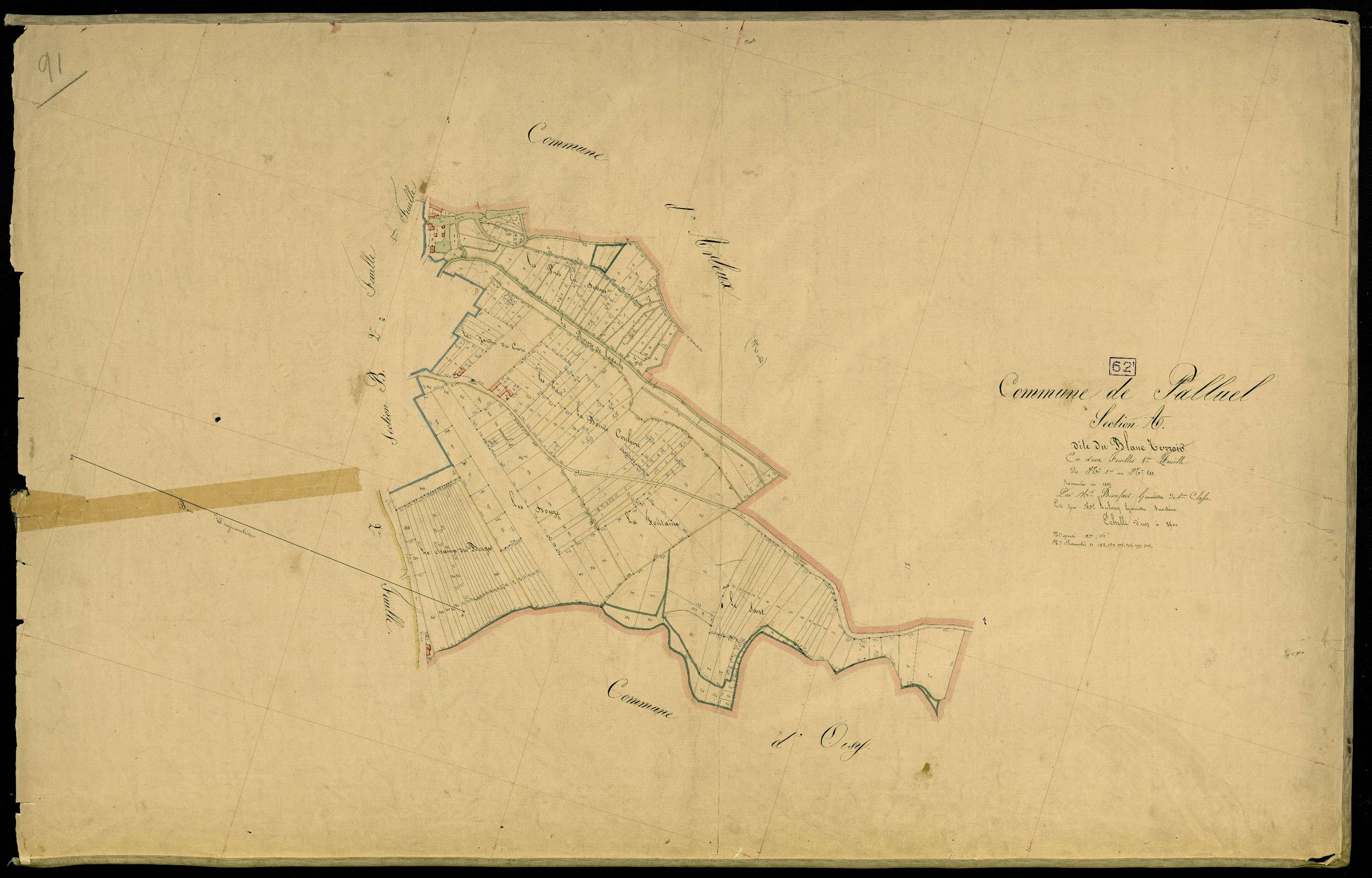 Palluel - Section A, 1re feuille