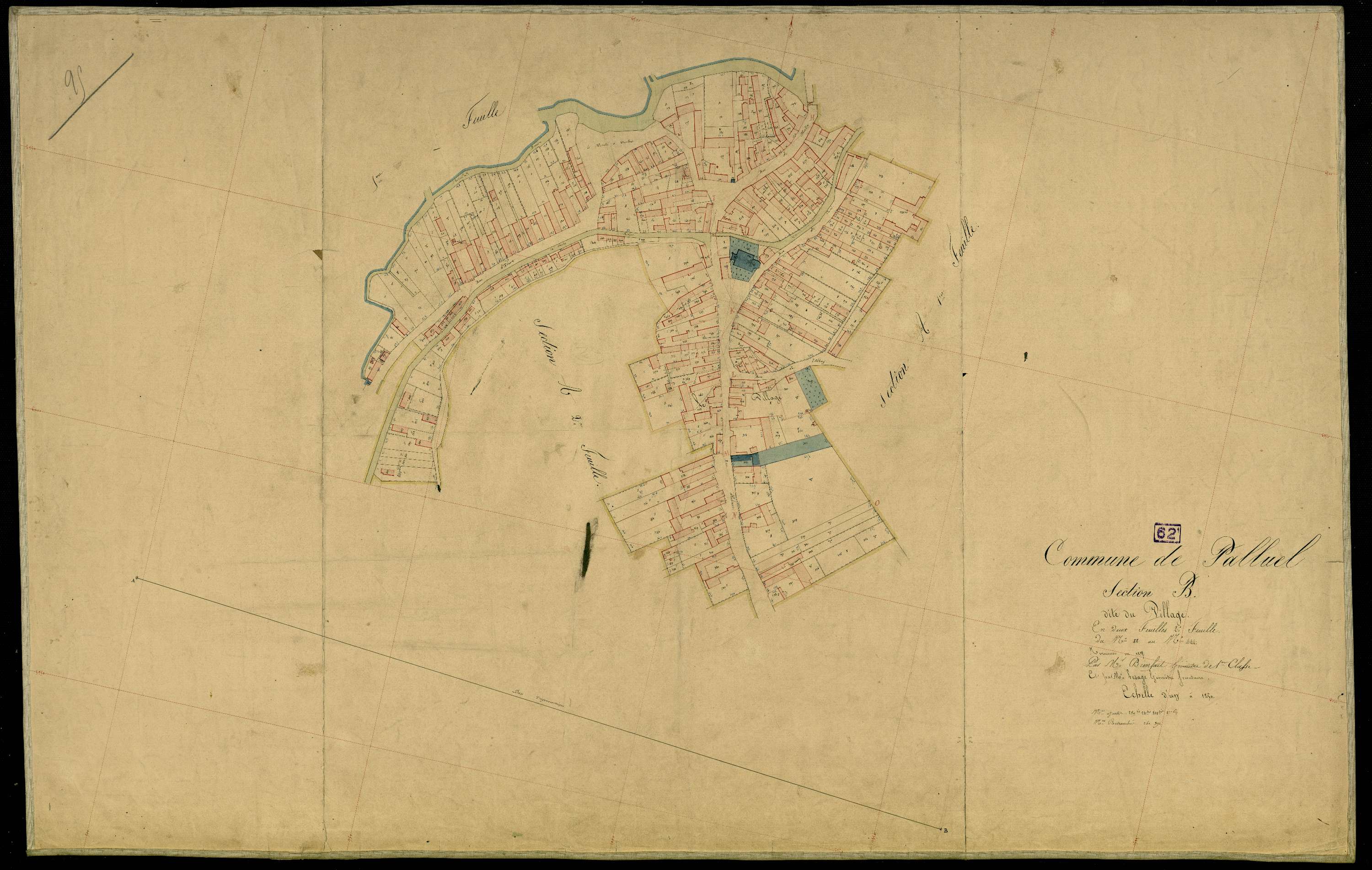 Palluel - Section B, 2e feuille