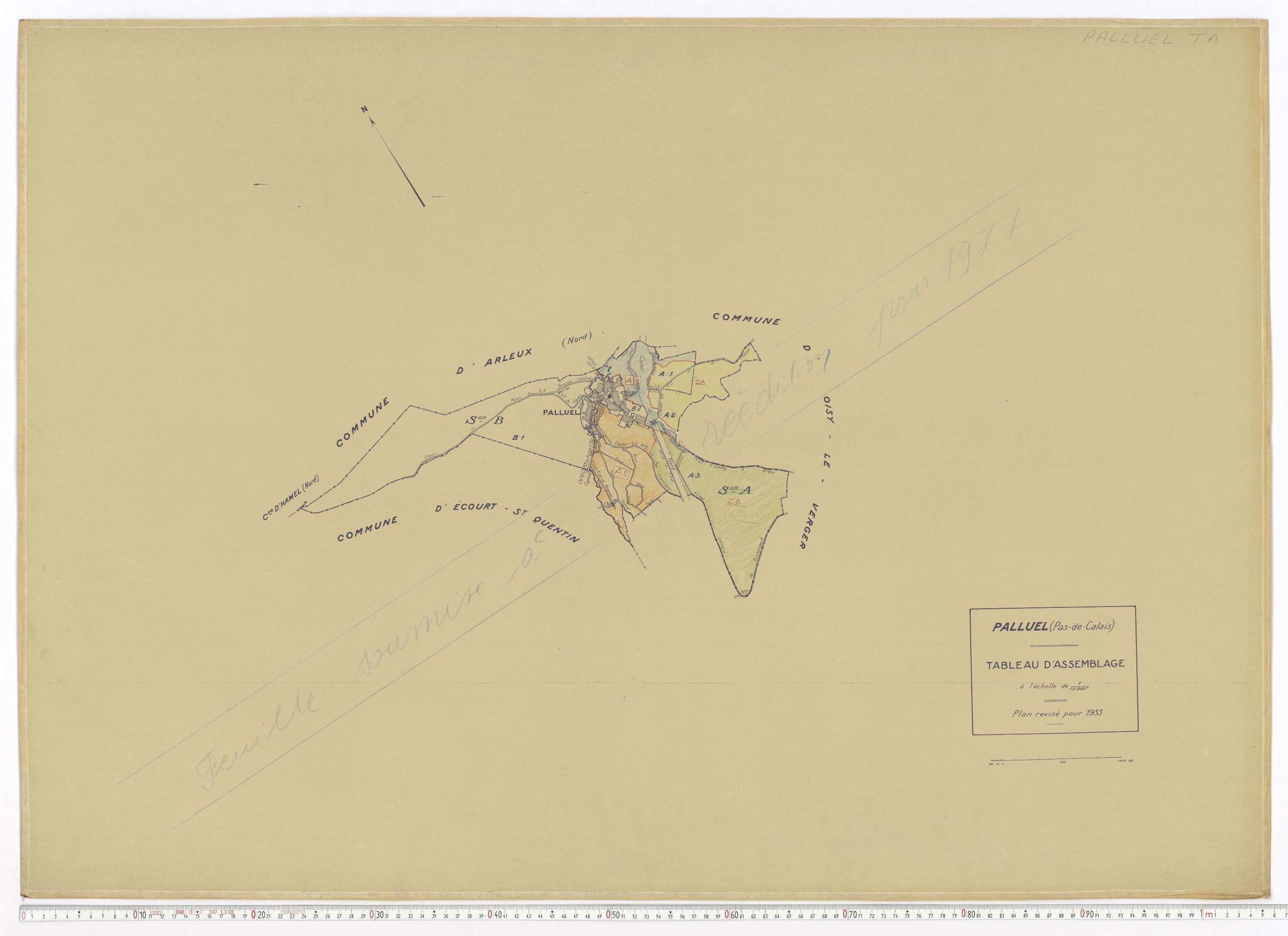 Palluel - Tableau d'assemblage.