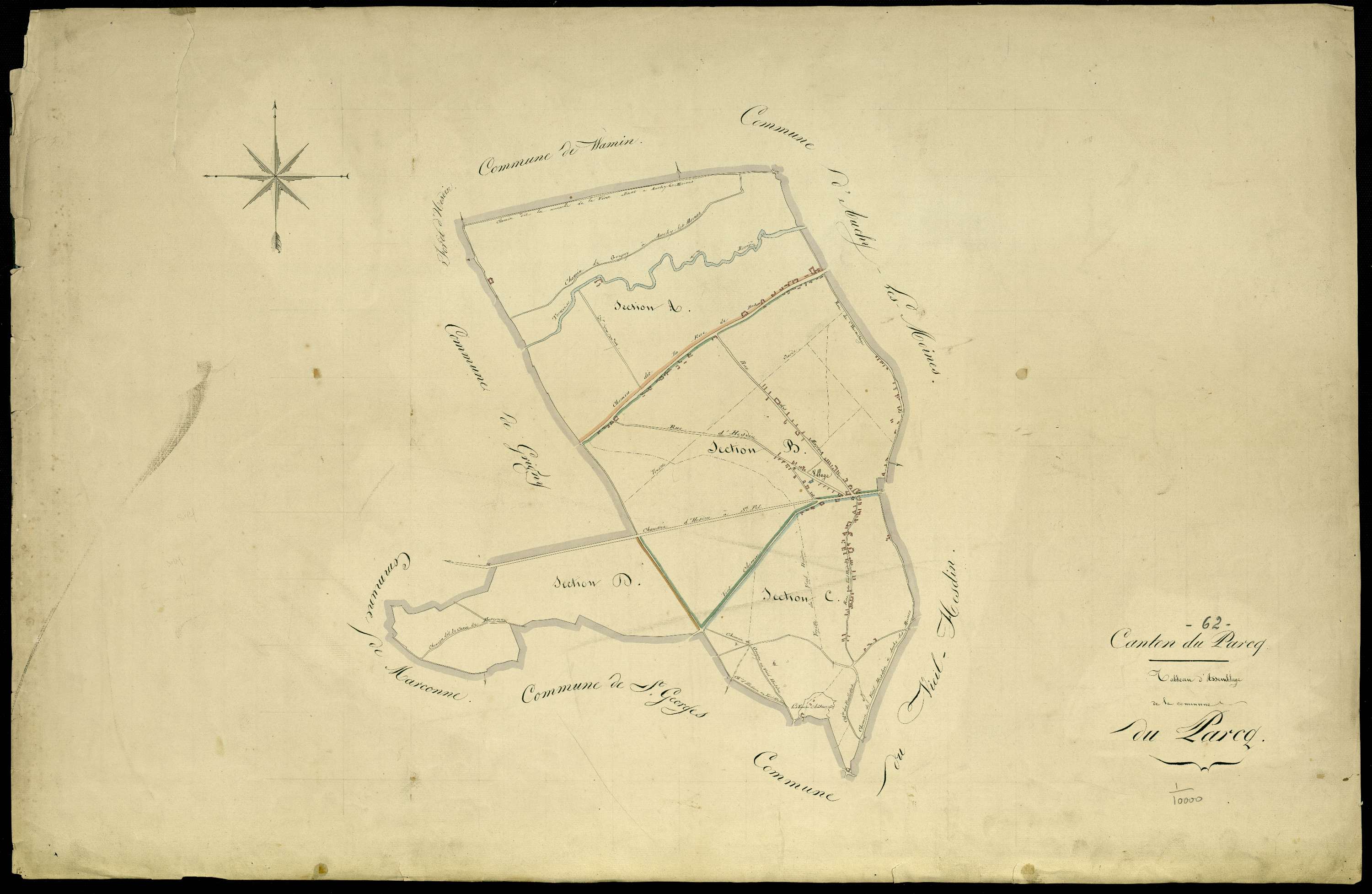 Le Parcq - Tableau d'assemblage