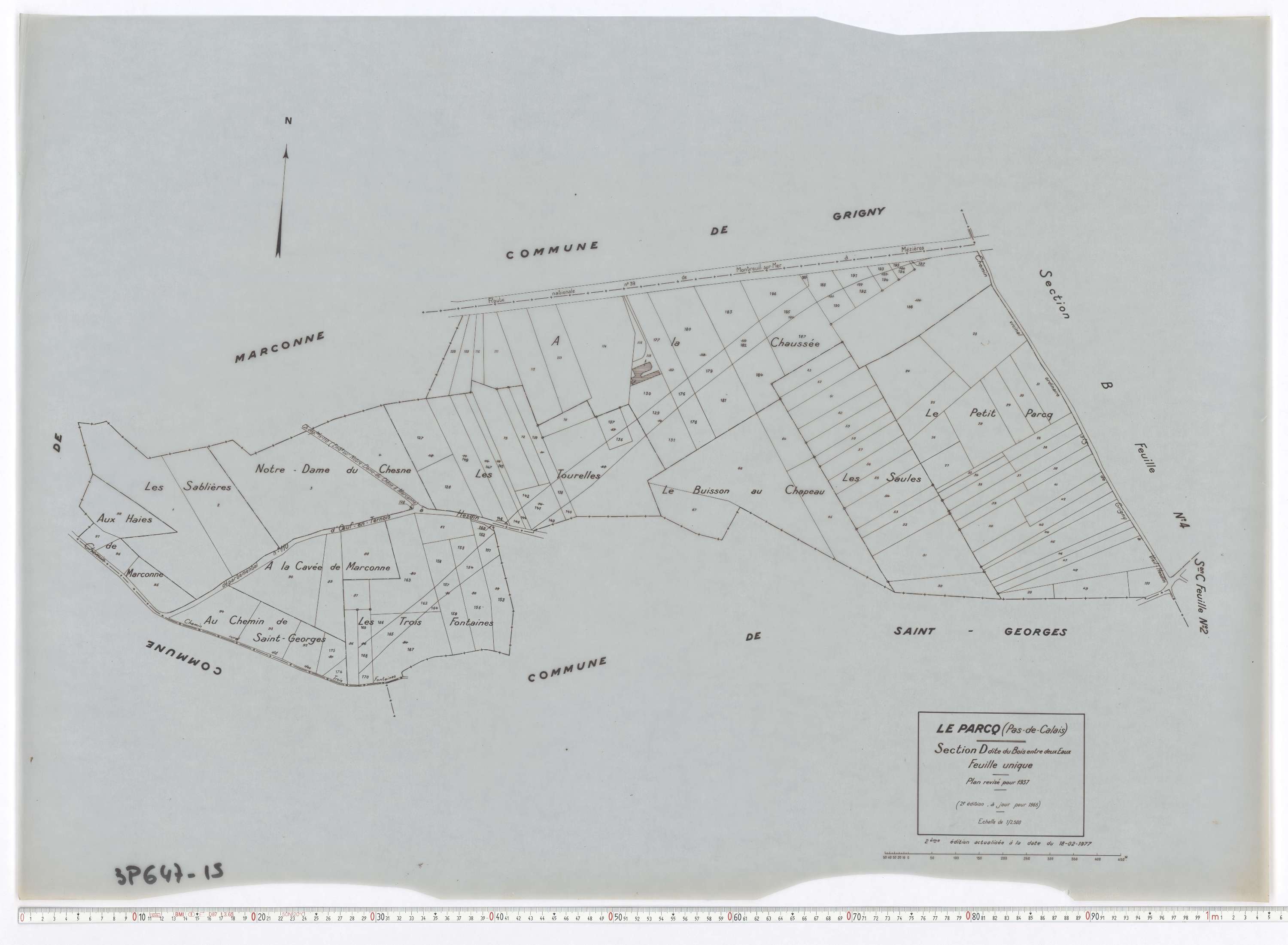 Le Parcq - Section D.