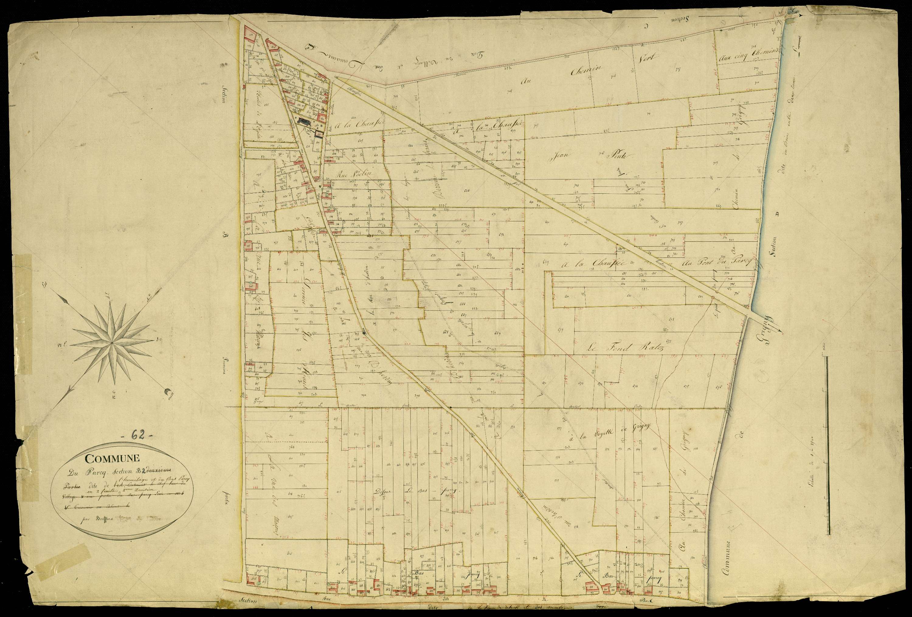 Le Parcq - Section B, 2e feuille