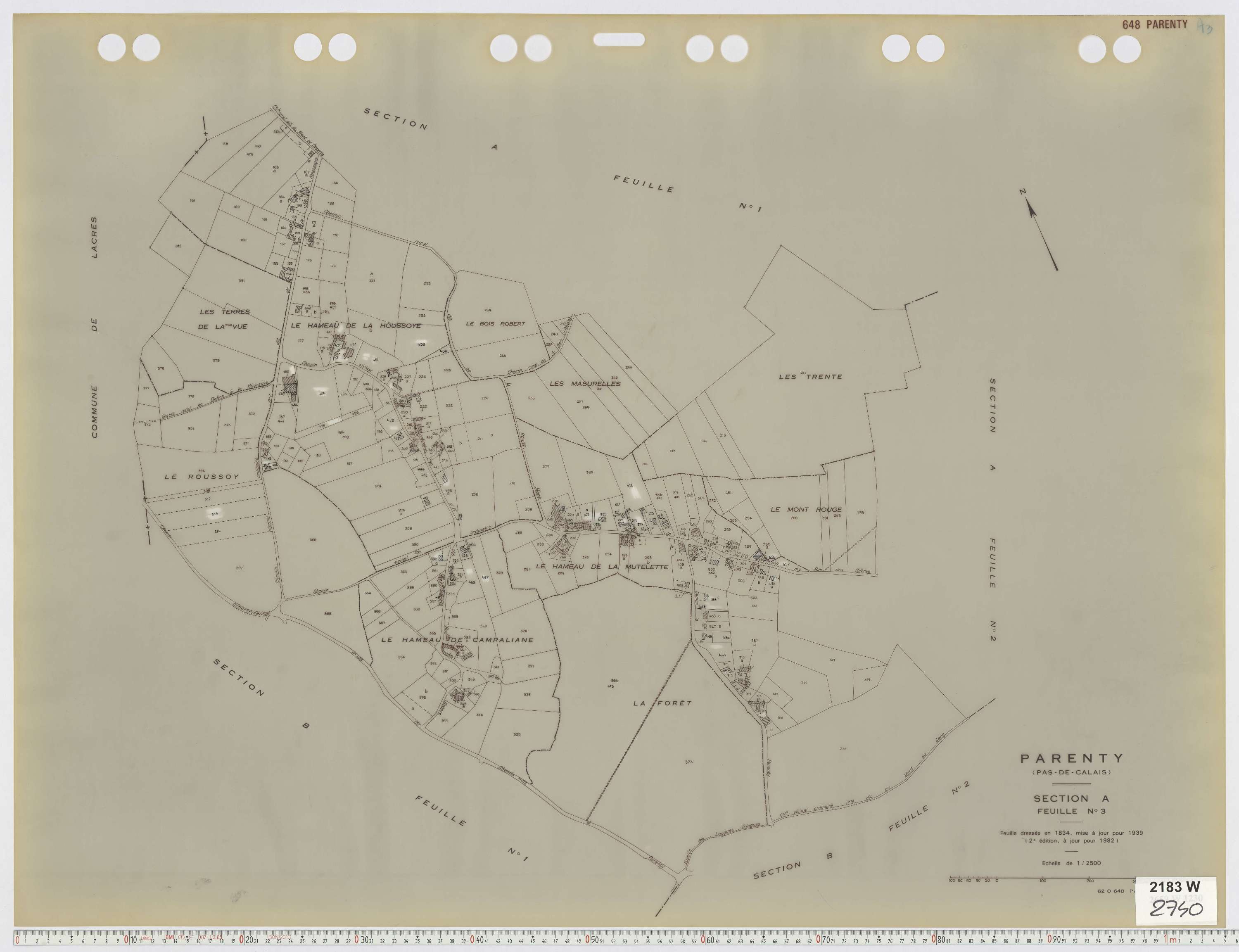 Parenty - Section A, feuille 3.