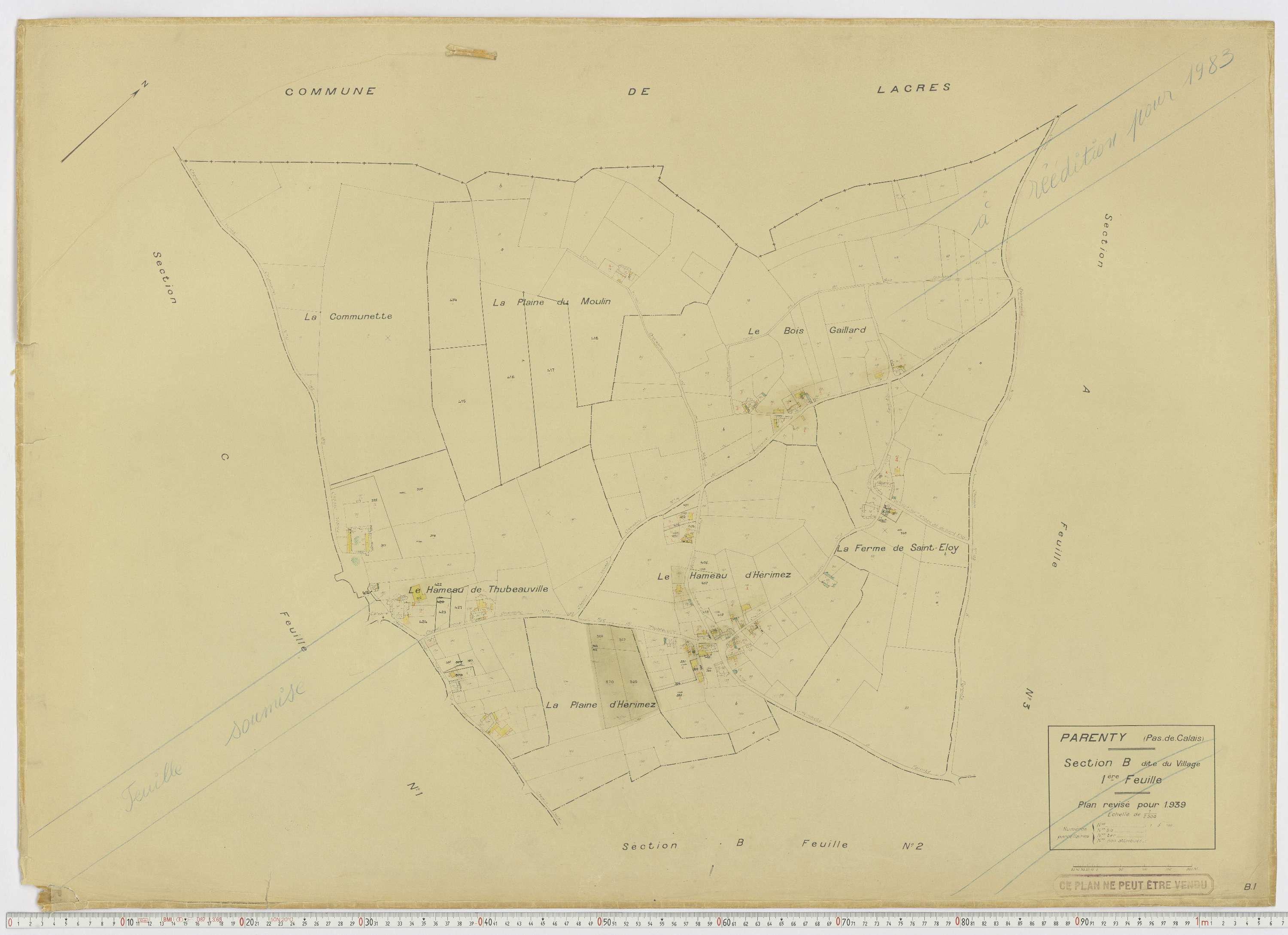 Parenty - Section B, feuille 1.
