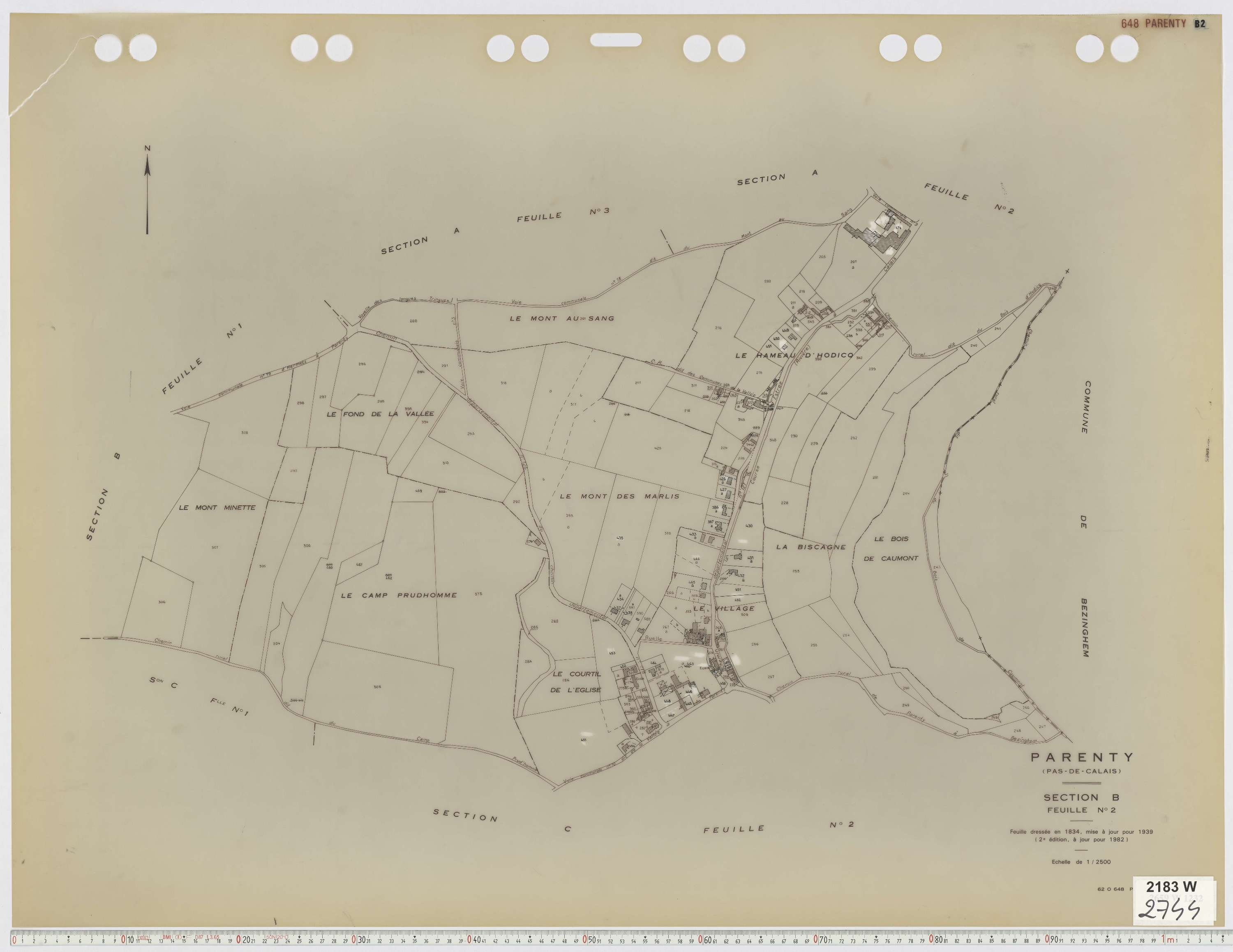 Parenty - Section B, feuille 2.