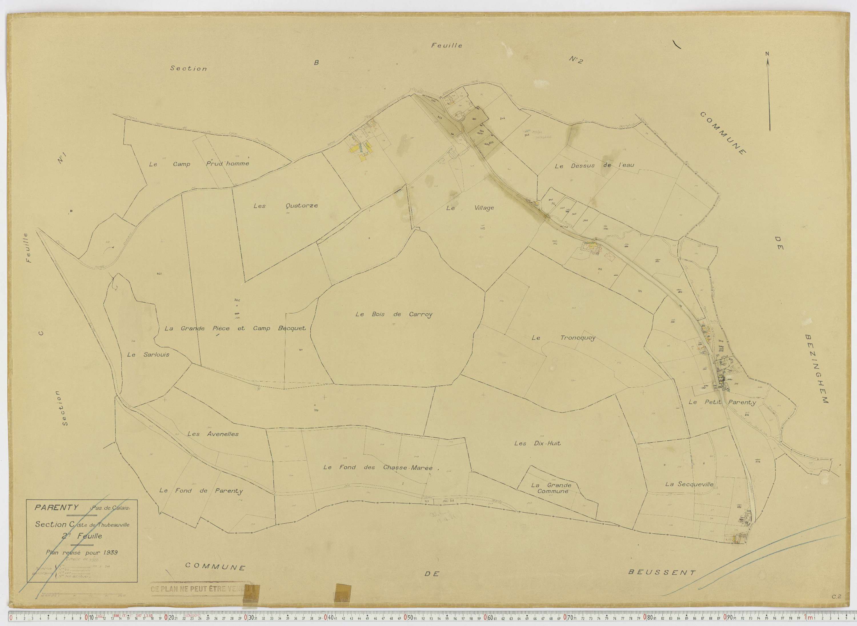 Parenty - Section C, feuille 2.