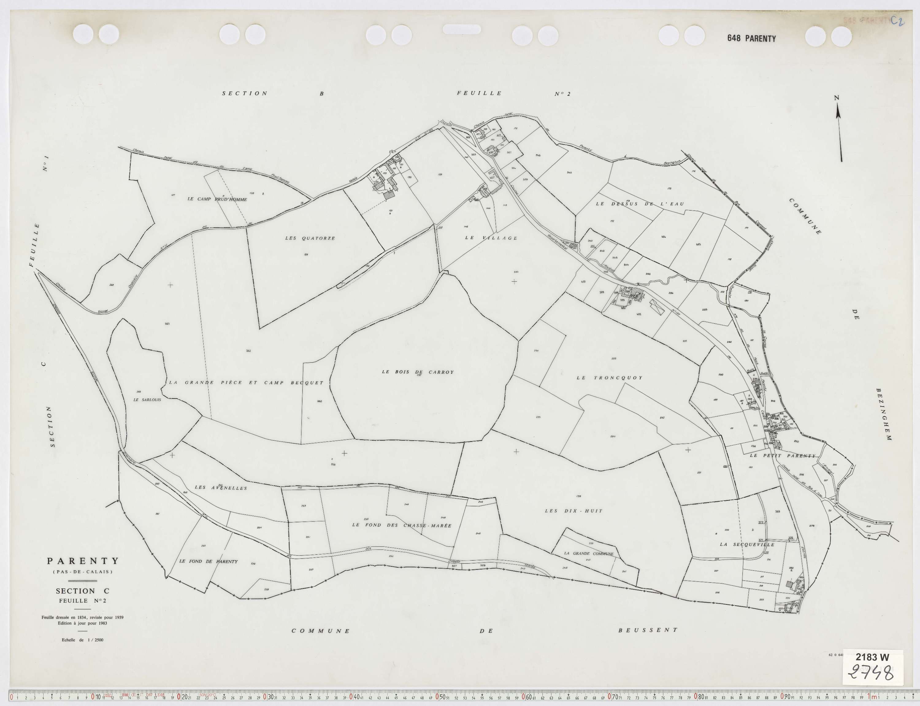 Parenty - Section C, feuille 2.