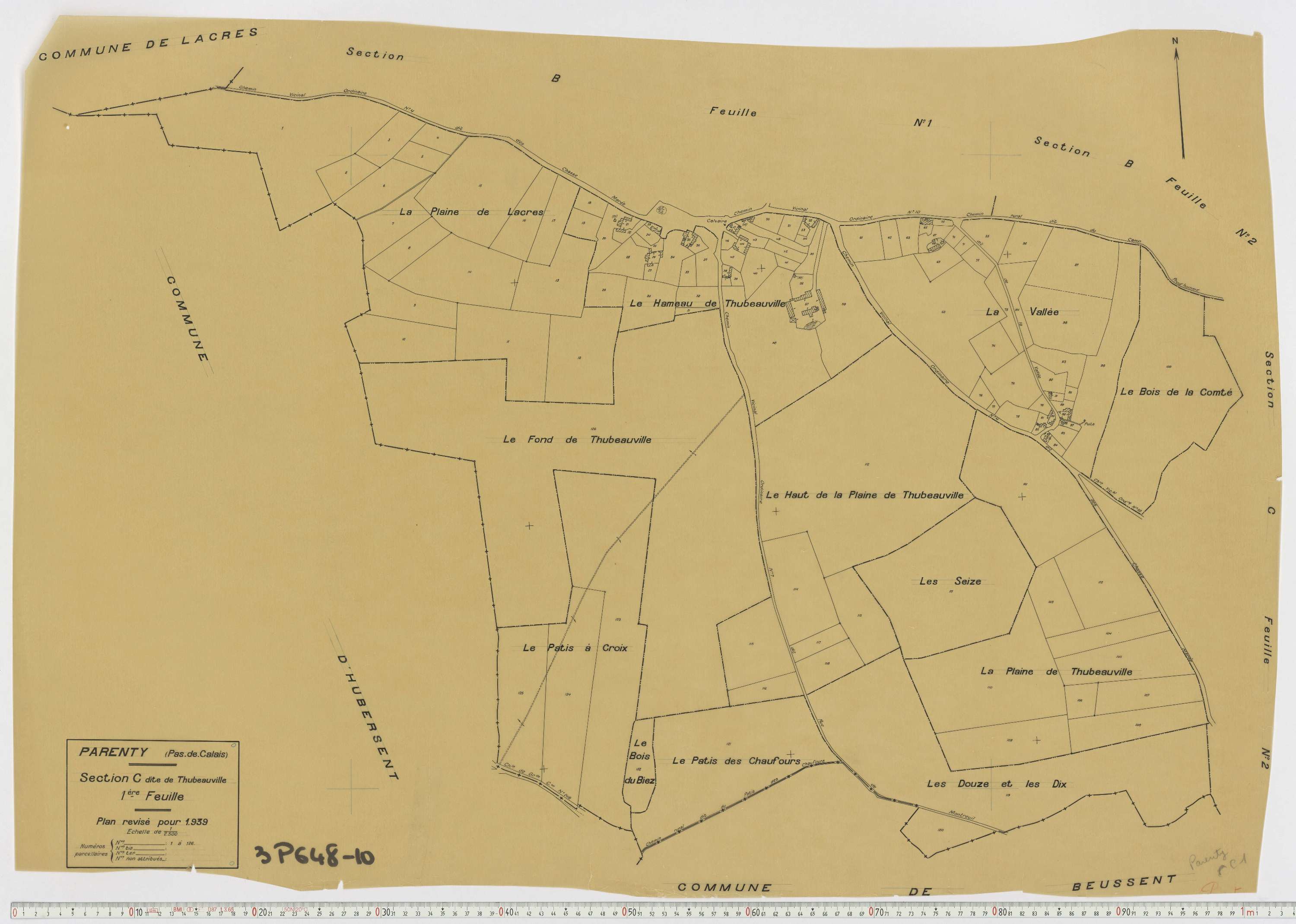 Parenty - Section C, feuille 1.