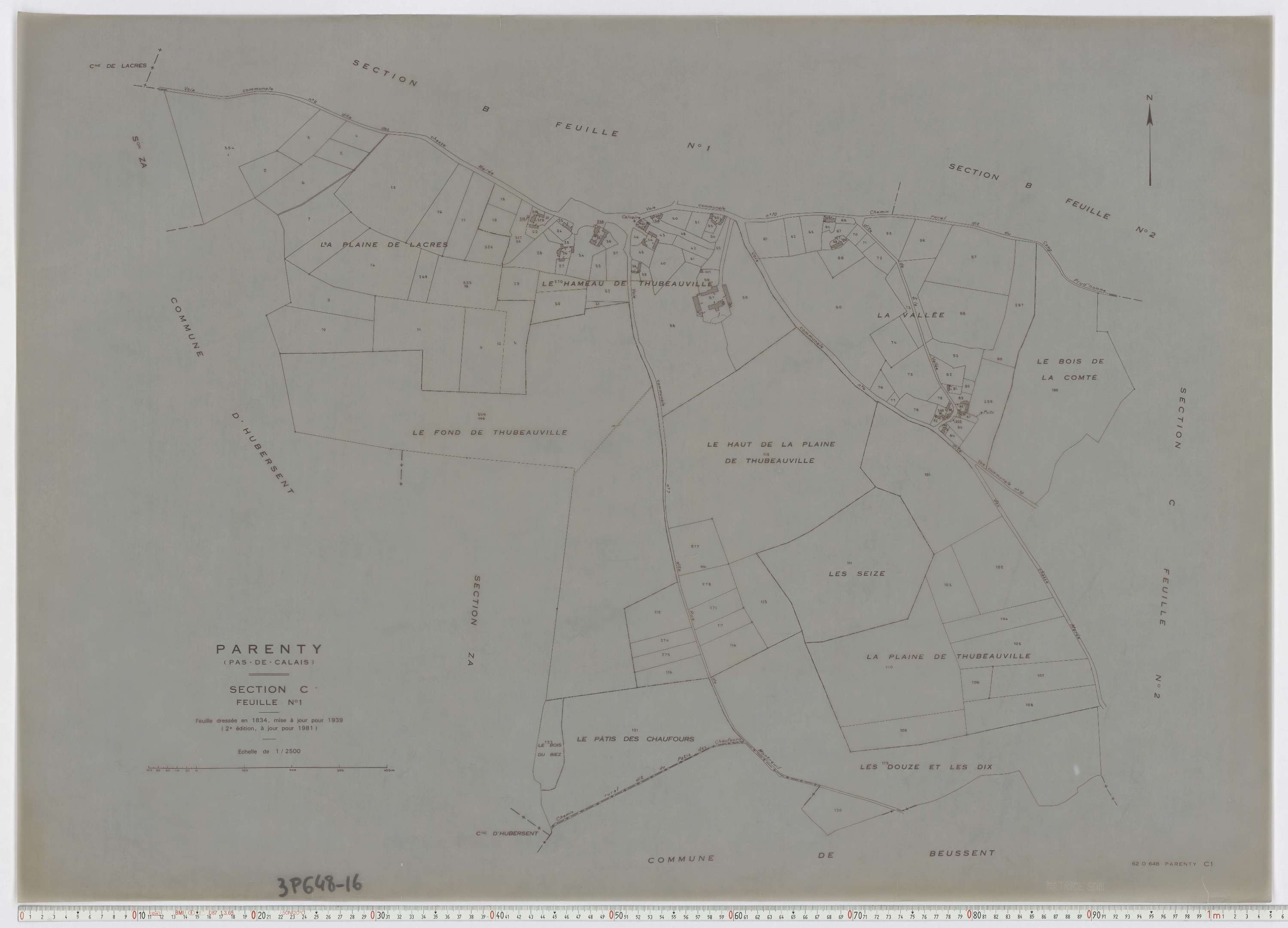 Parenty - Section C, feuille 1.