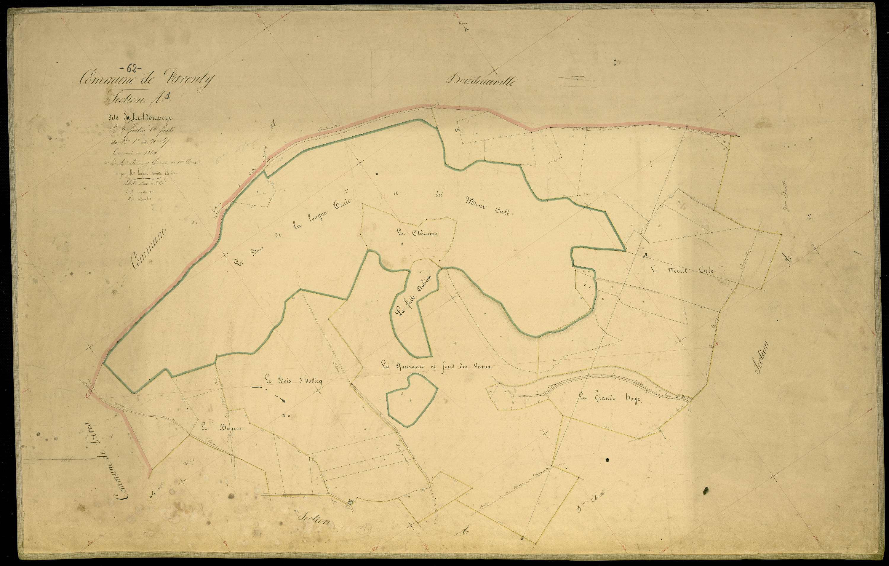 Parenty - Section A, 1re feuille