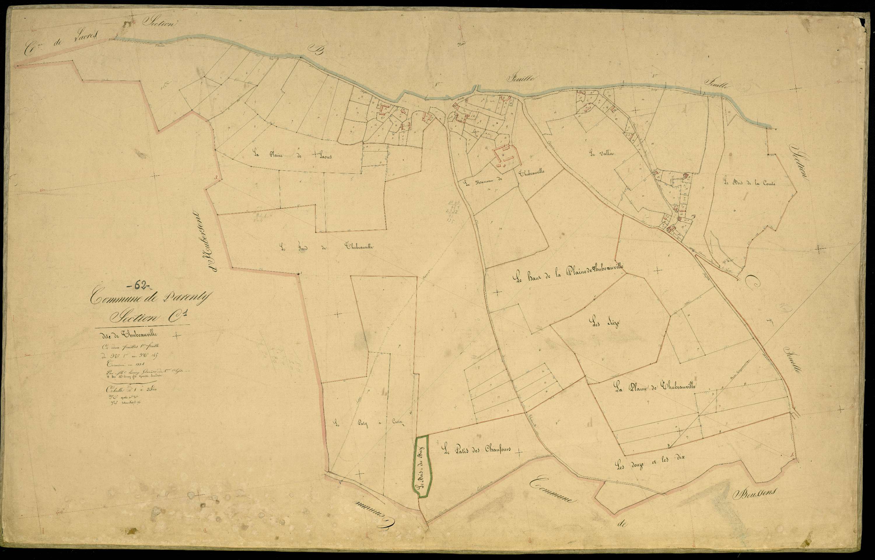 Parenty - Section C, 1re feuille