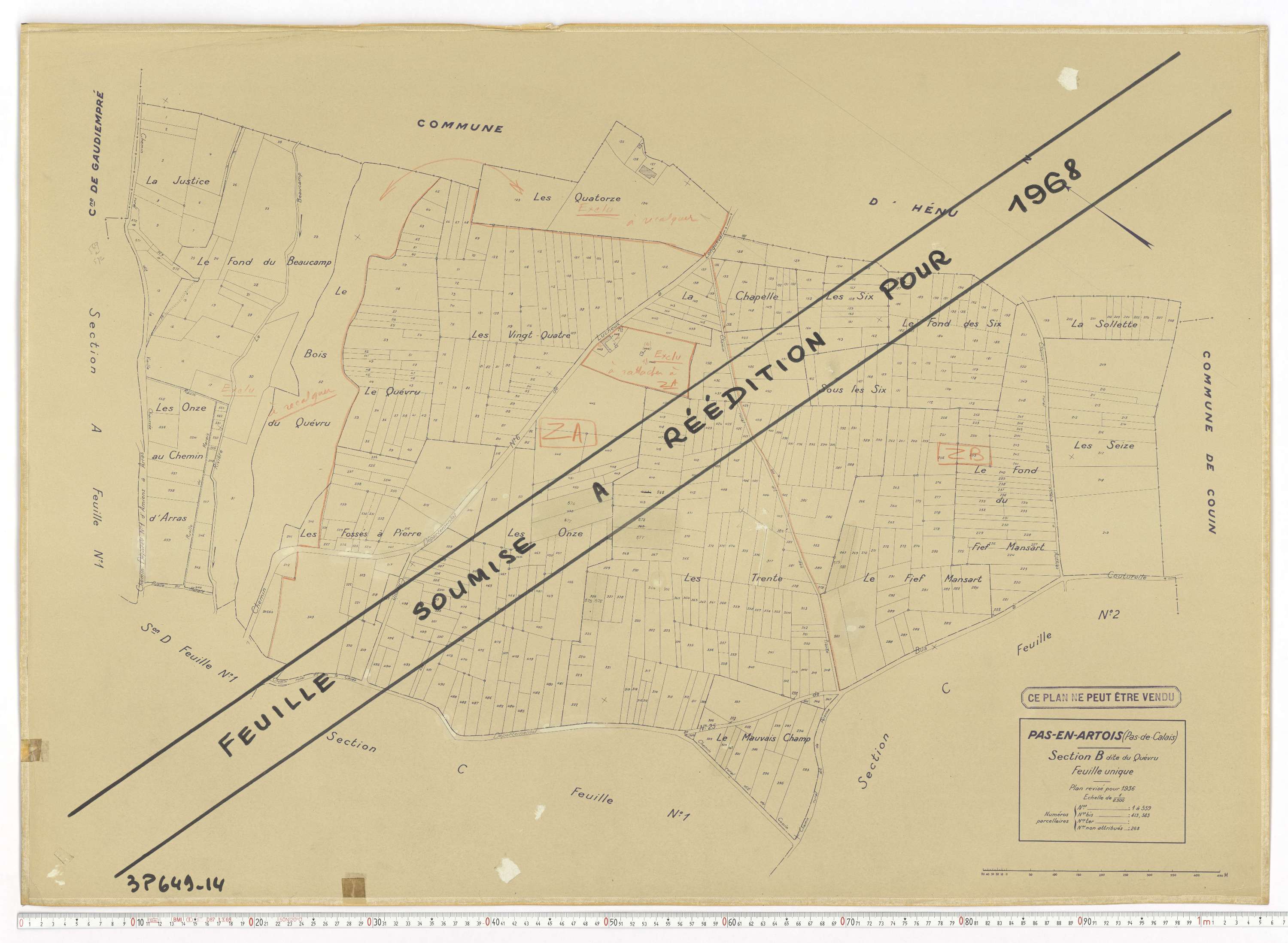 Pas-en-Artois - Section B.