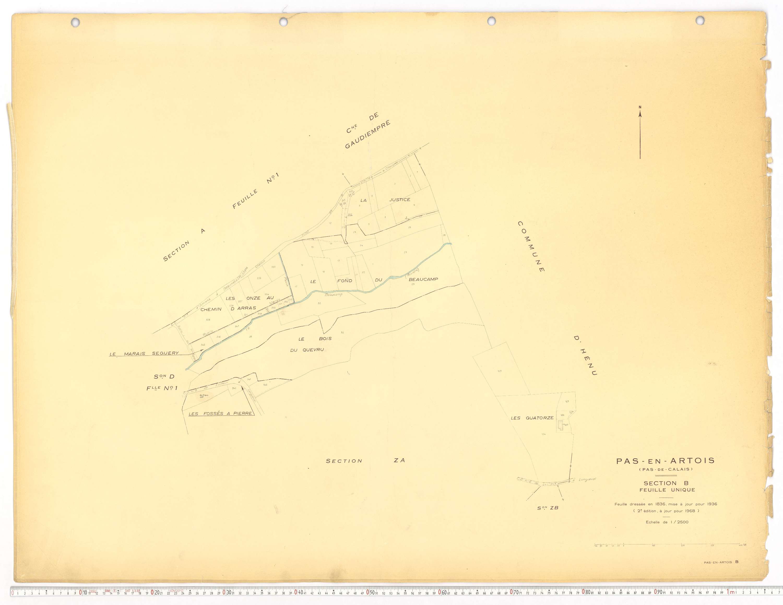 Pas-en-Artois - Section B.